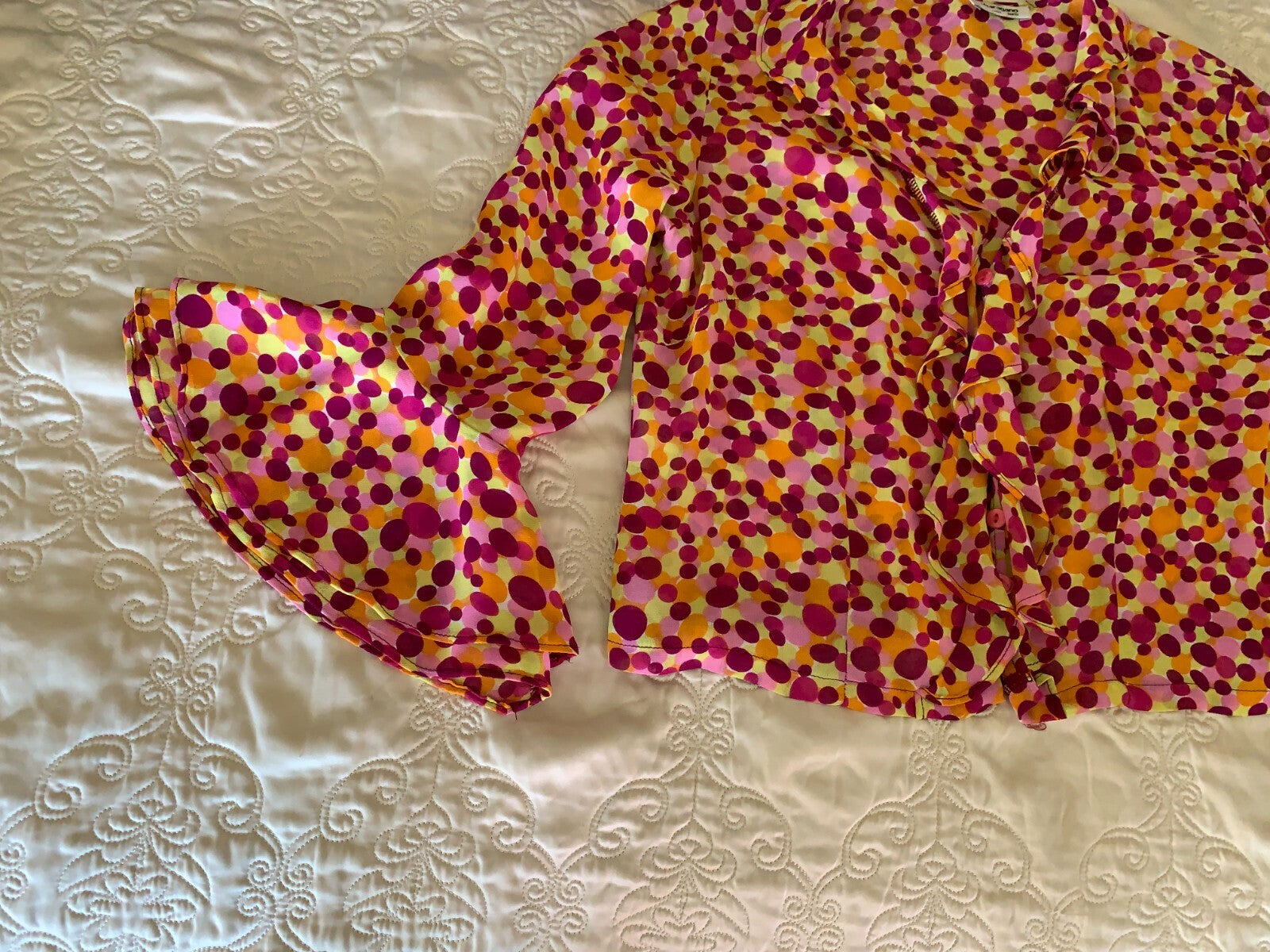 SHARAGANO PARIS Feminine Multi Color Blouse4