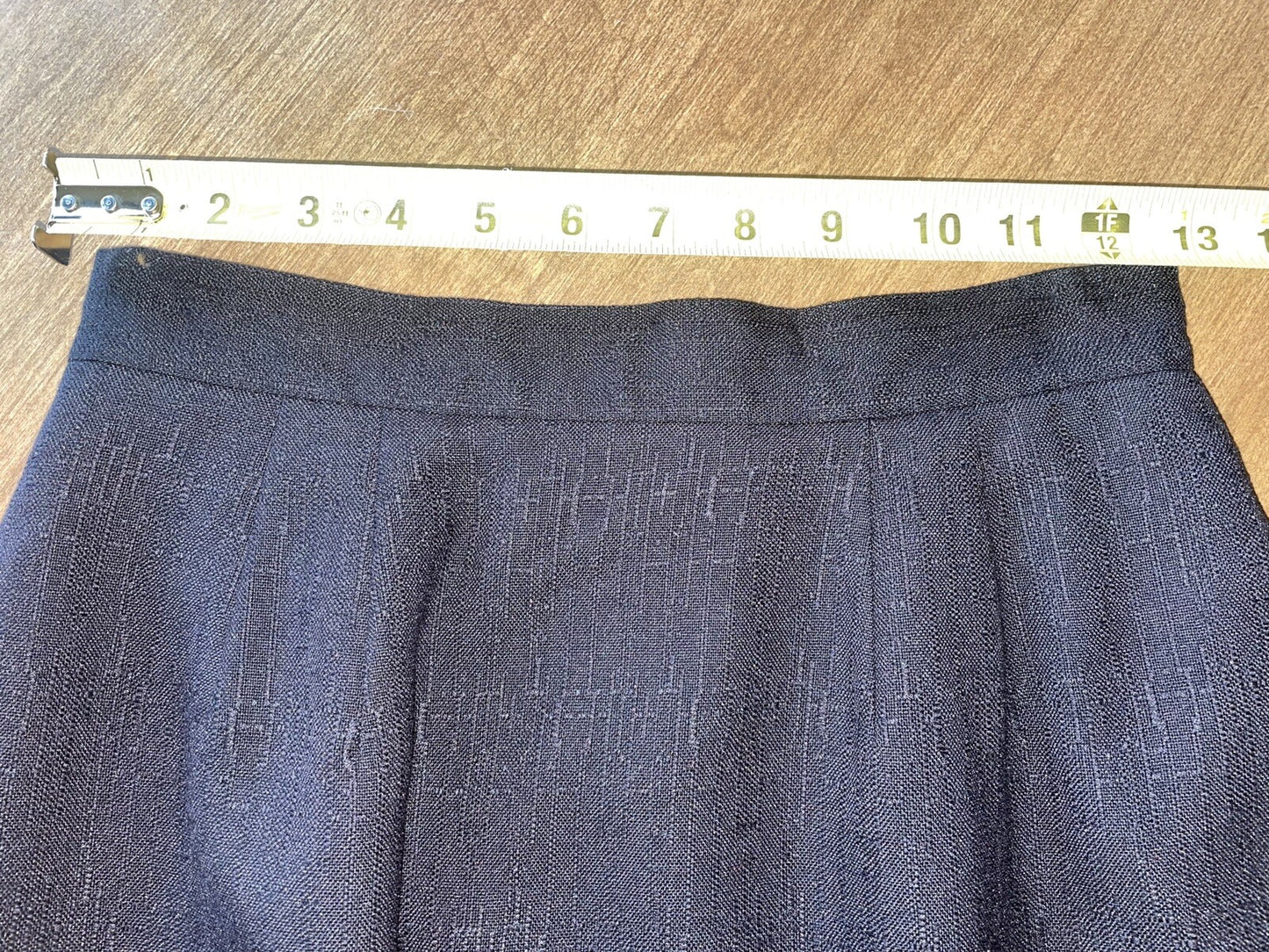 KAREN SCOTT Black Pencil Skirt w/Pockets, Size 6P6