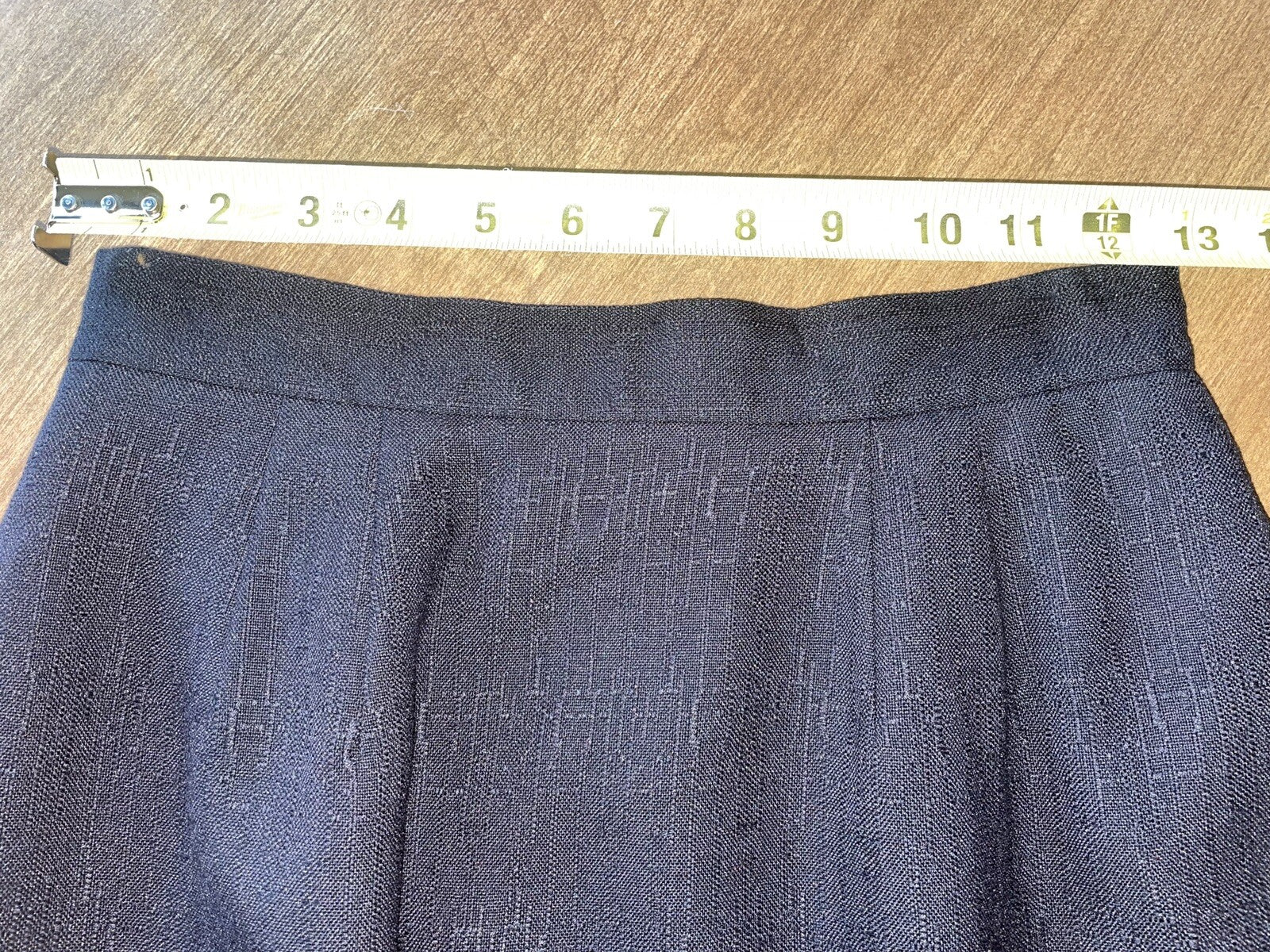 KAREN SCOTT Black Pencil Skirt w/Pockets, Size 6P6