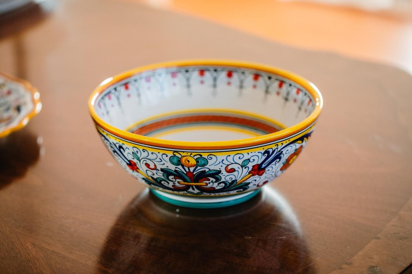 CERAMICHE SBERNA New Italian Ceramic Serving Bowl 10 inches2