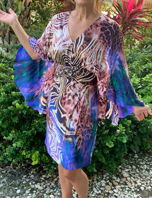 ALBERTO MAKALI 100% Silk Dress, Size S0