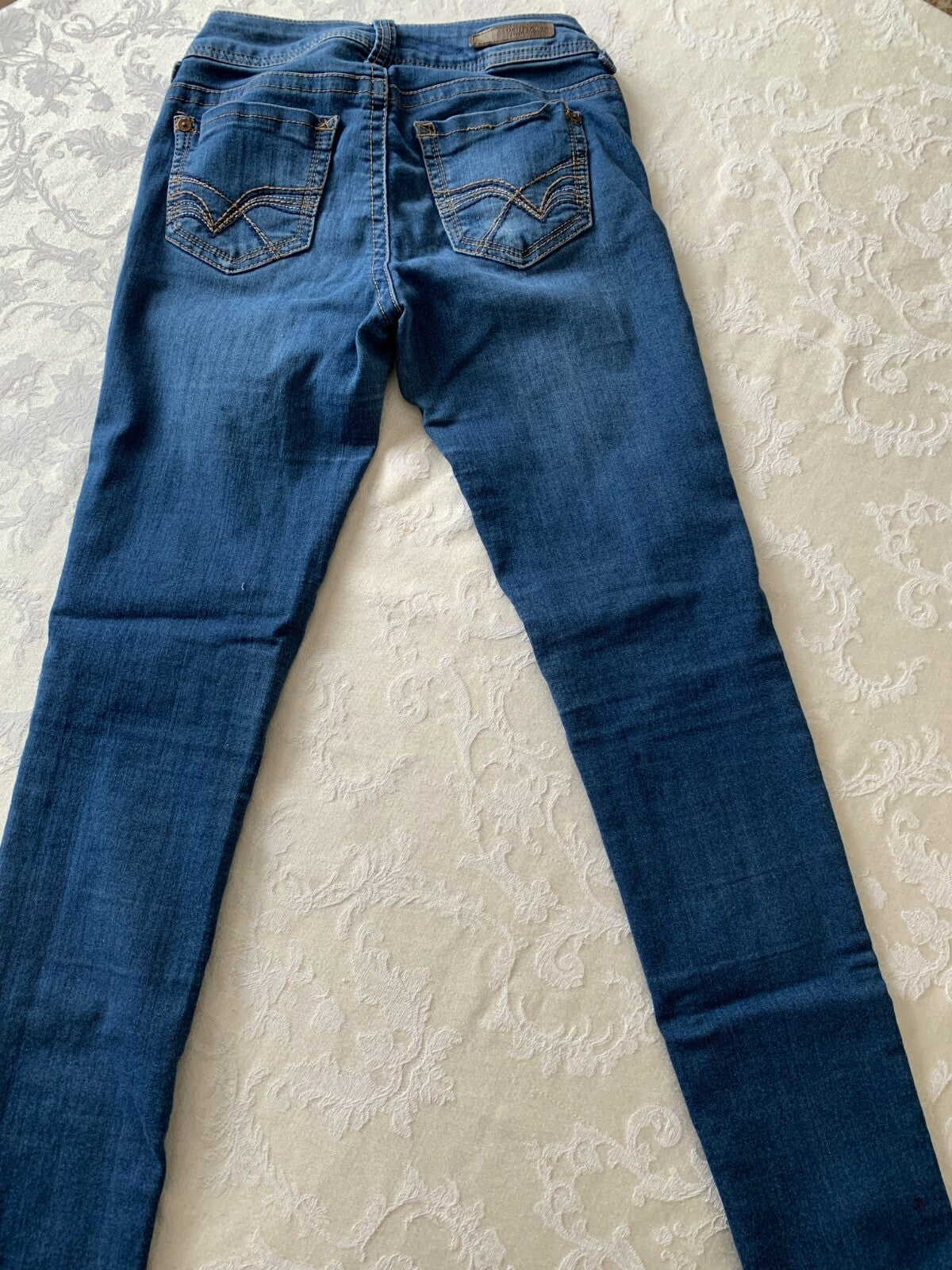 WALLFLOWER Skinny Blue Jeans, Size 05