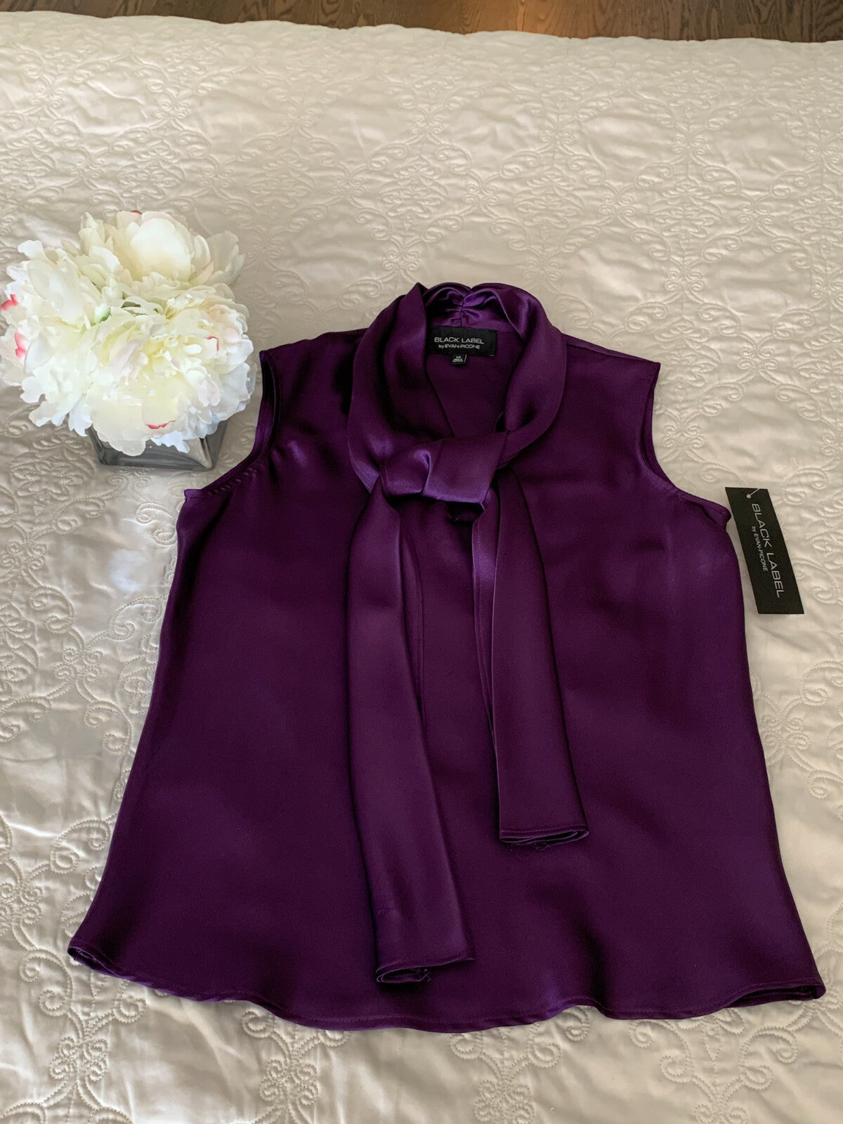 EVAN-PICONE Black Label Purple Sleeveless Tank1