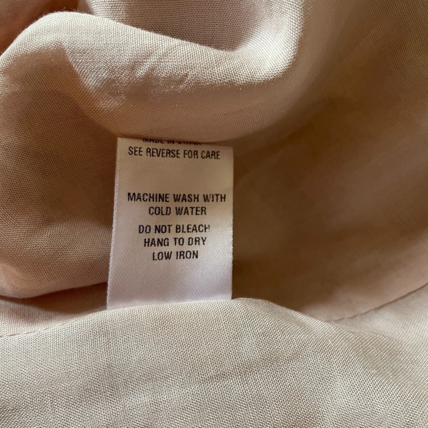 OLIVACEOUS New Peach Floral Rayon Romper with Ruffles, Size S7