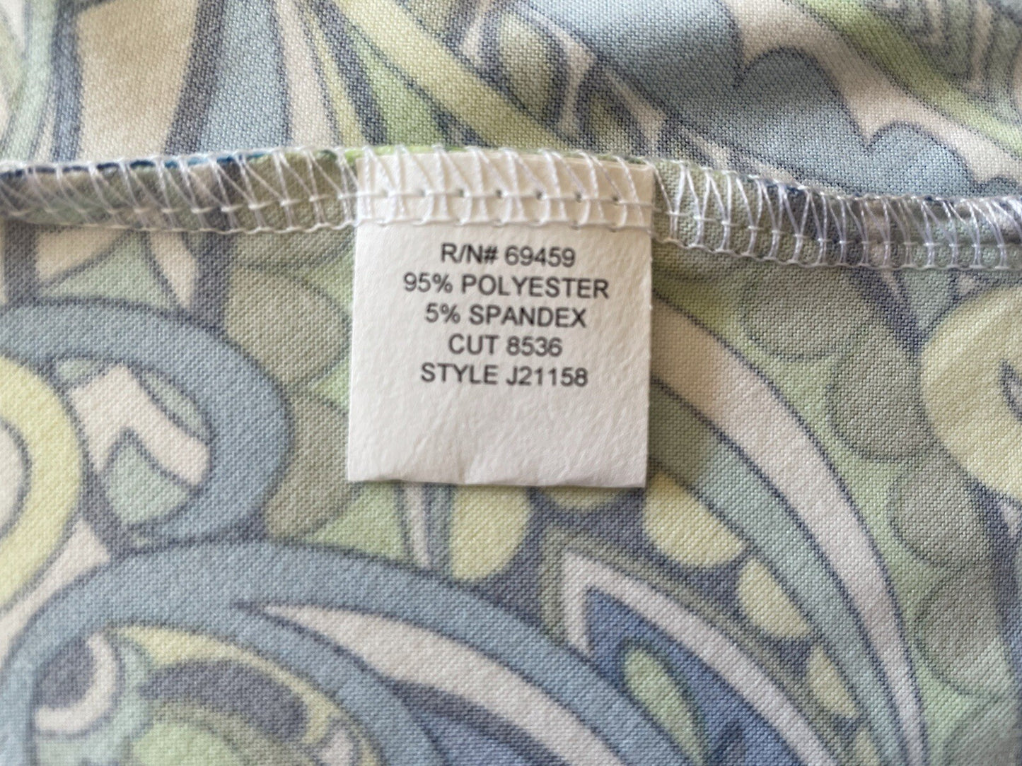 J VALDI Classy Paisley Beach Coverup, Size Small5