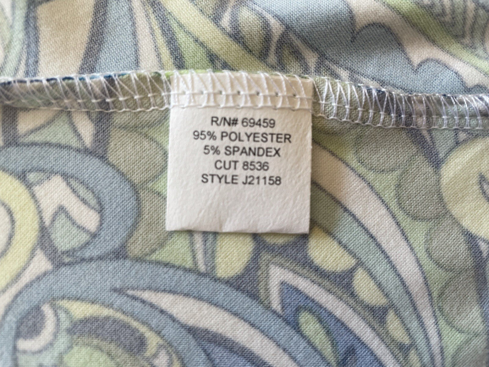 J VALDI Classy Paisley Beach Coverup, Size Small5