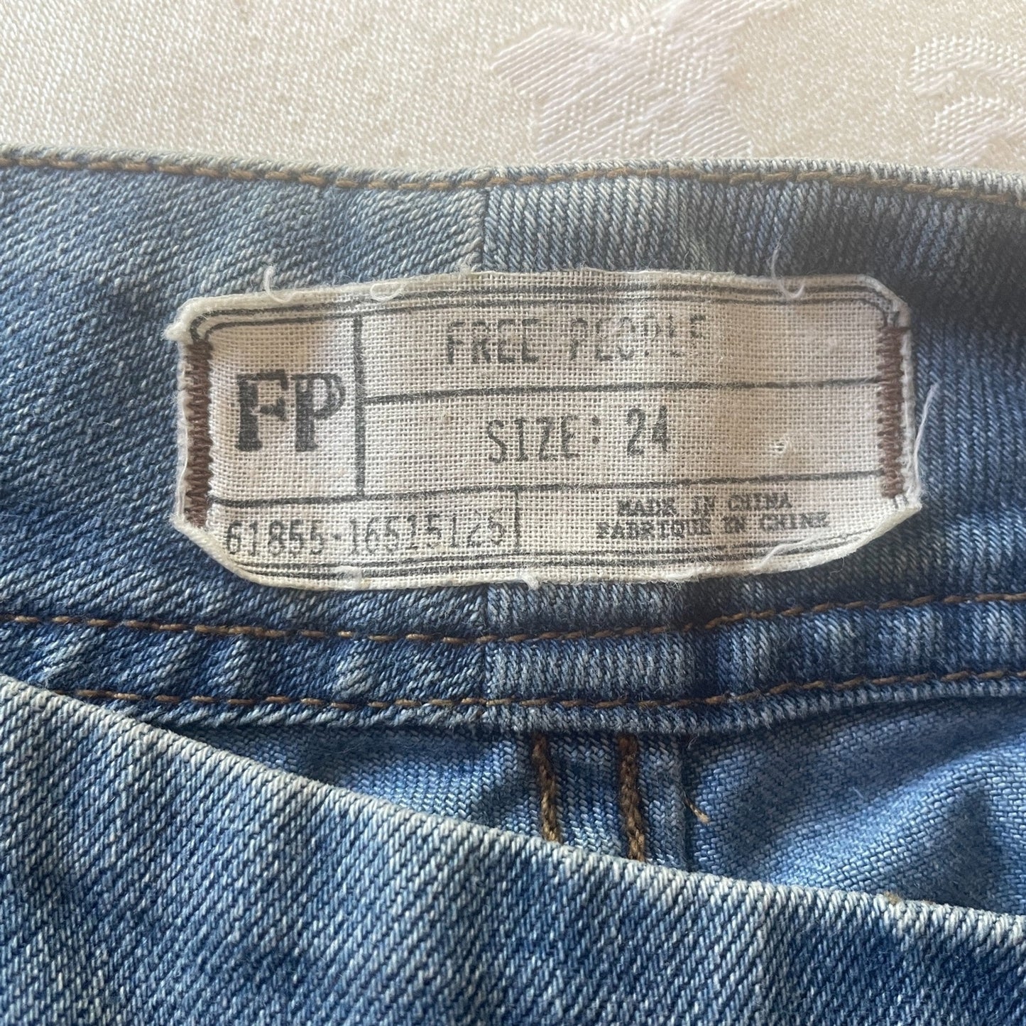 FREE PEOPLE Wide Flare Leg 70's Vibe Light Washed Jeans, Size 243