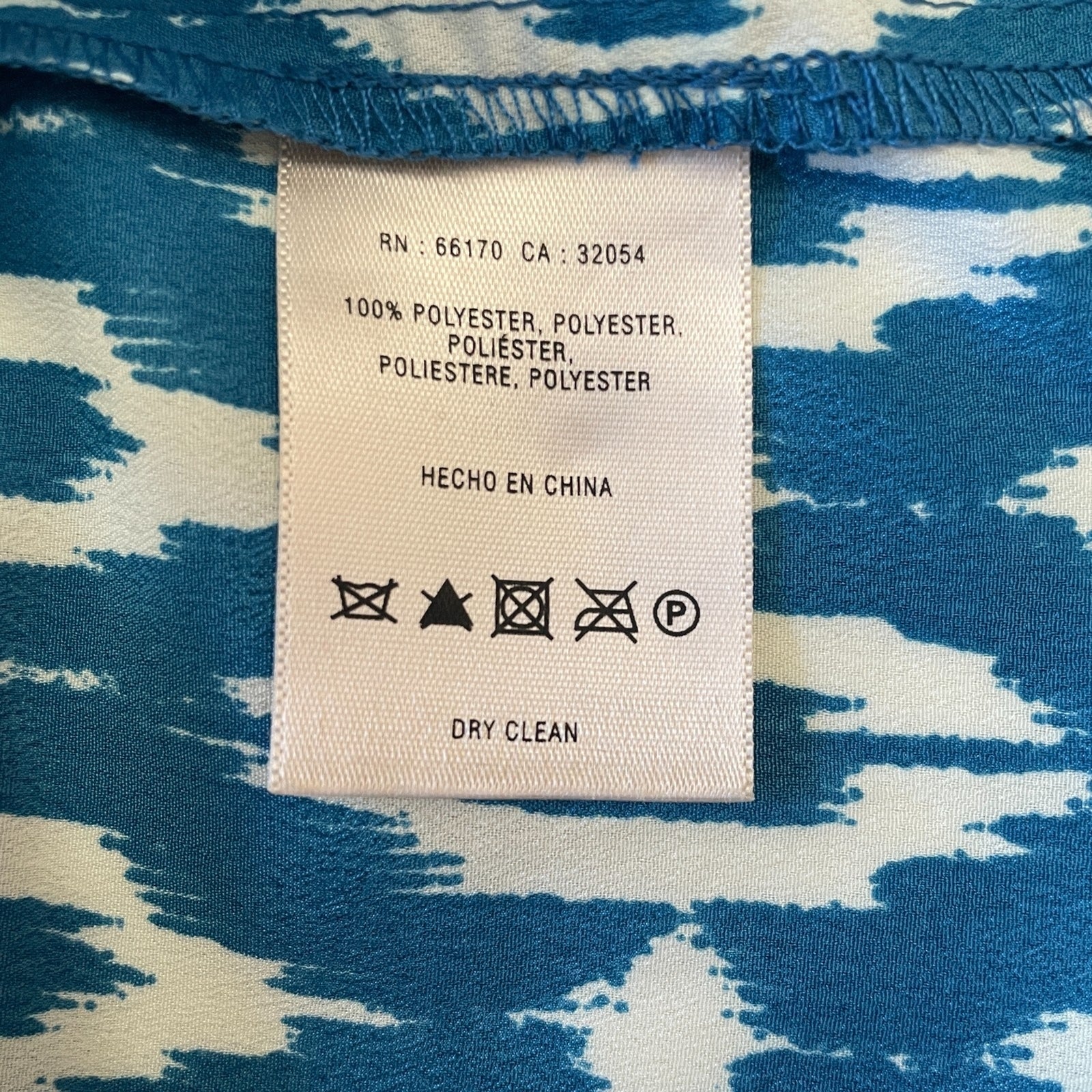 MAEVE Anthropologie Blue and White Aztec Shirt Dress, Size Small7