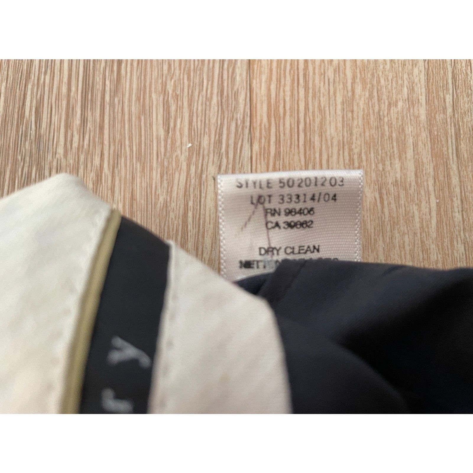 THEORY Black Wool Straight Leg Dress Pants7