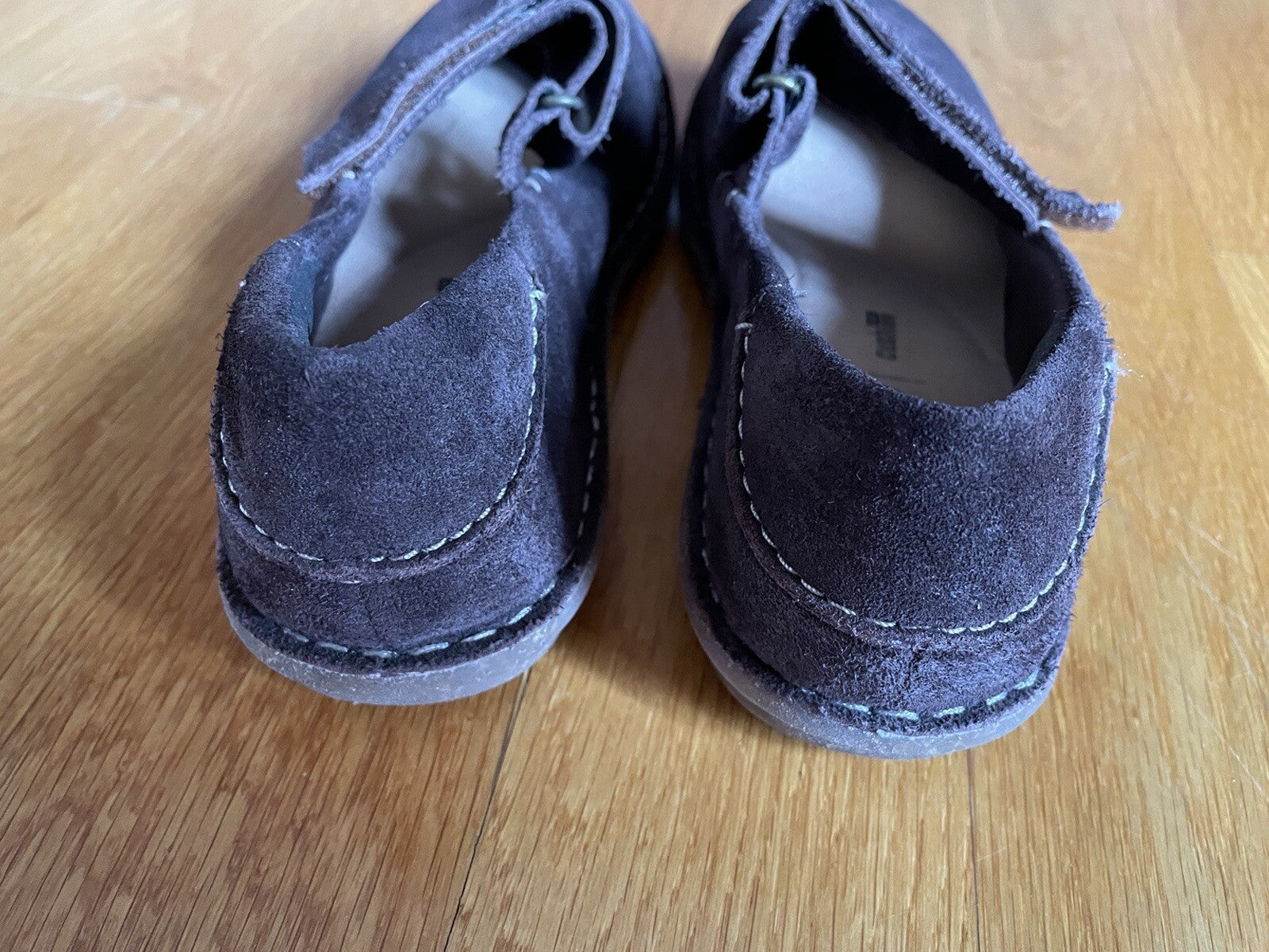CLARKS Collection Soft Cushion Brown Suede Shoes, Size 7.55