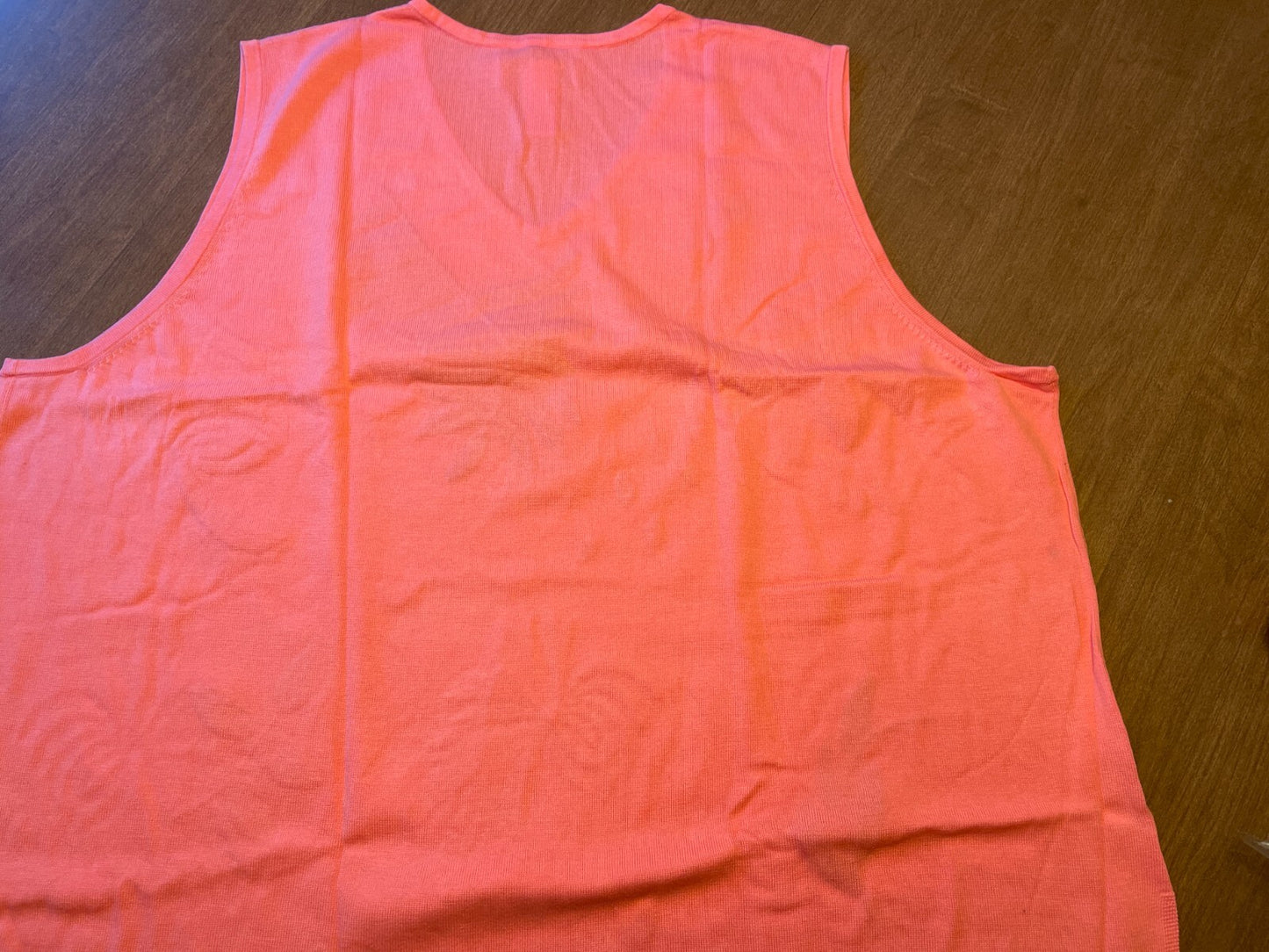 MAGGIE SWEET New 100% Cotton Embroidered Coral Palm Trees Knit Tank, Size 4X3