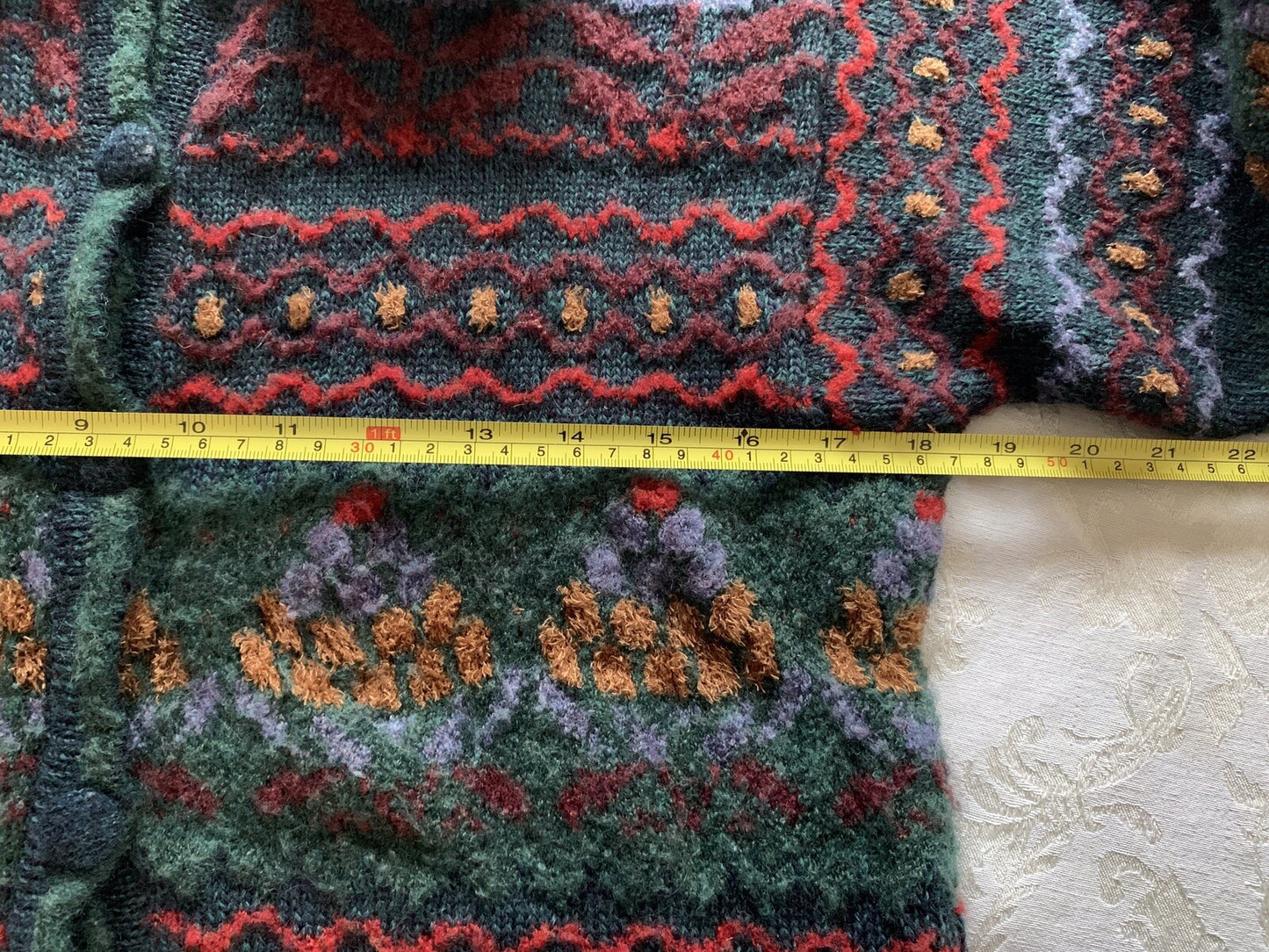 Bebhinn Marten Irish Wool Cardigan Sweater Button Up Womens Size P Small6
