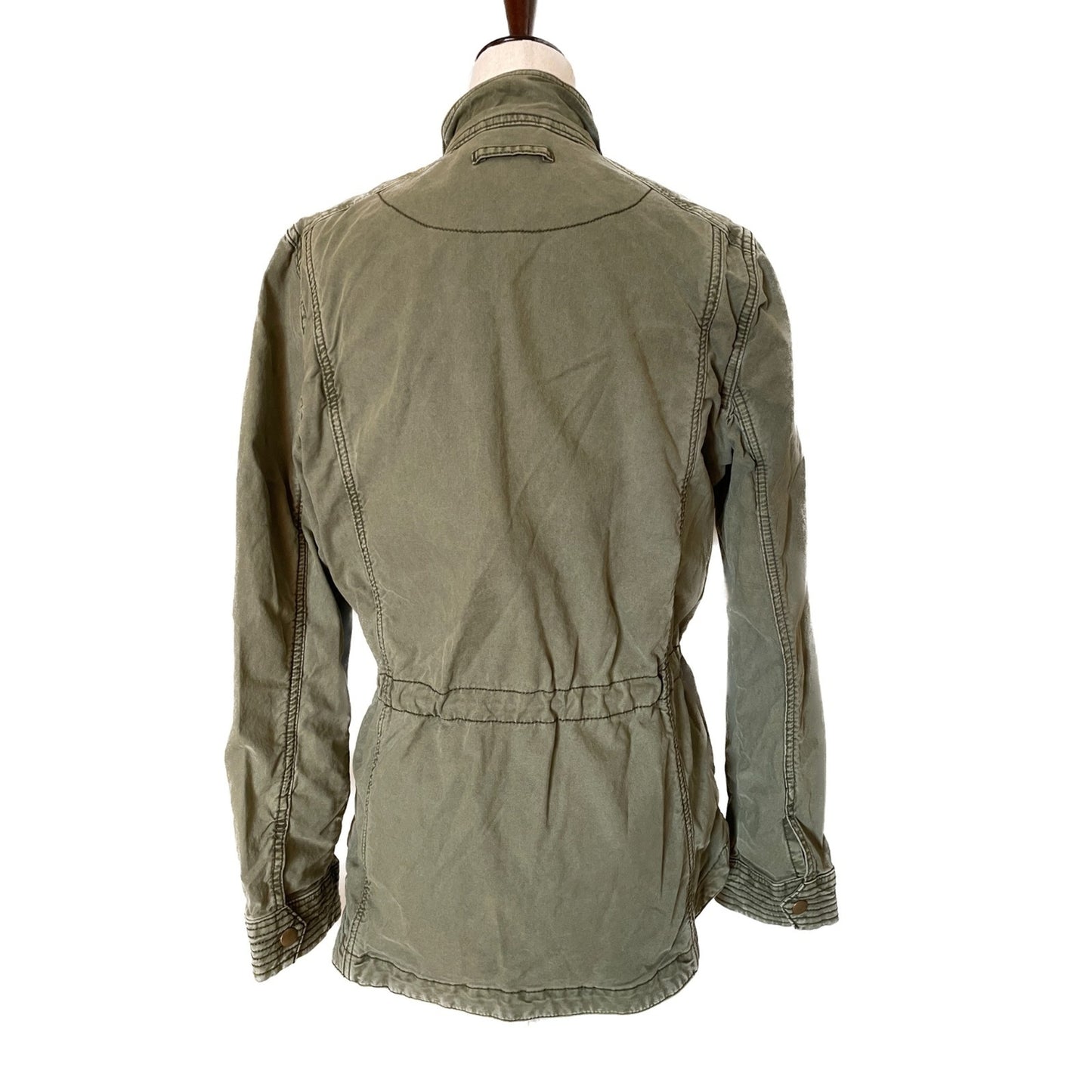 LUCKY BRAND Women's Olive Green Military Utility Jacket, Size S2