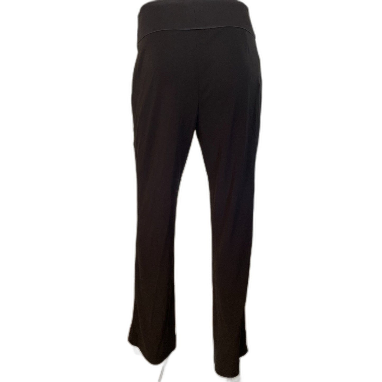 ETCETERA NWT Black Rayon Magnetic Grace Fit Straight Leg Pants, Size 61