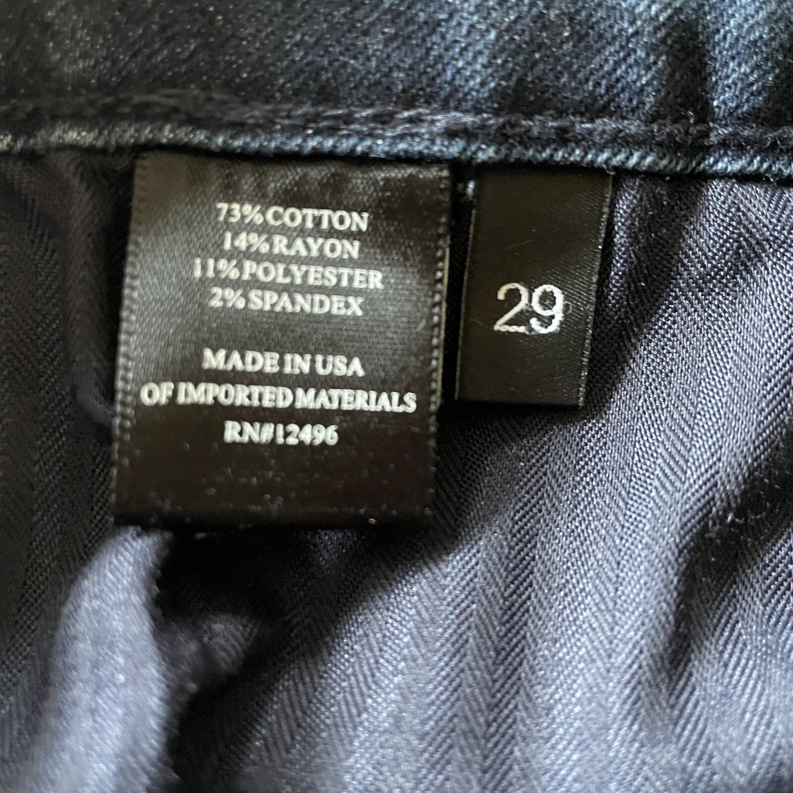 PARKER SMITH New Peek-a-Boo Red, White, Blue Stripe, Dark Blue Jeans, Size 2911