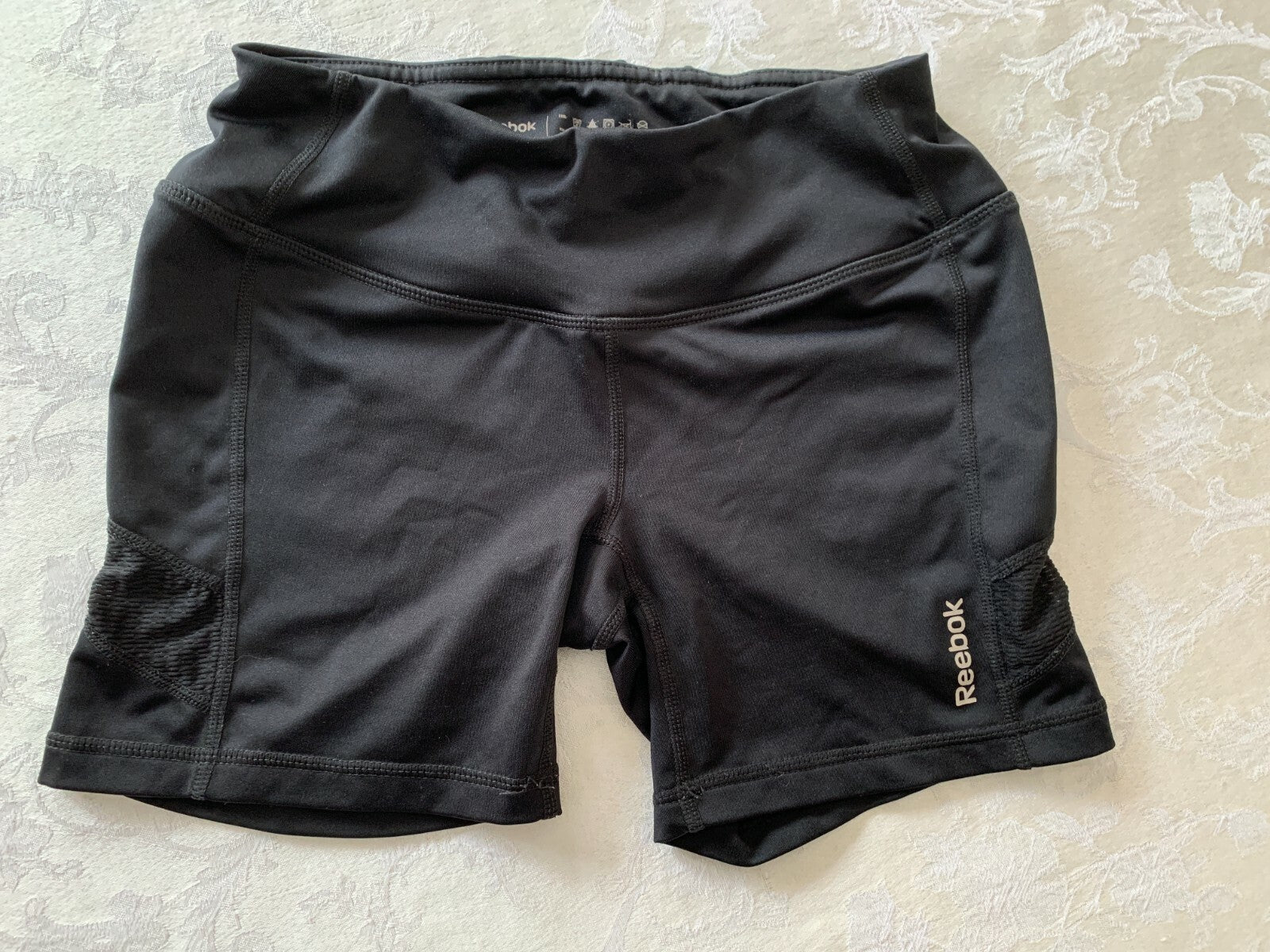 REEBOK Women's Black Shortie, Size XS0