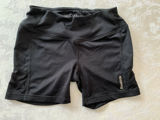 REEBOK Women's Black Shortie, Size XS0