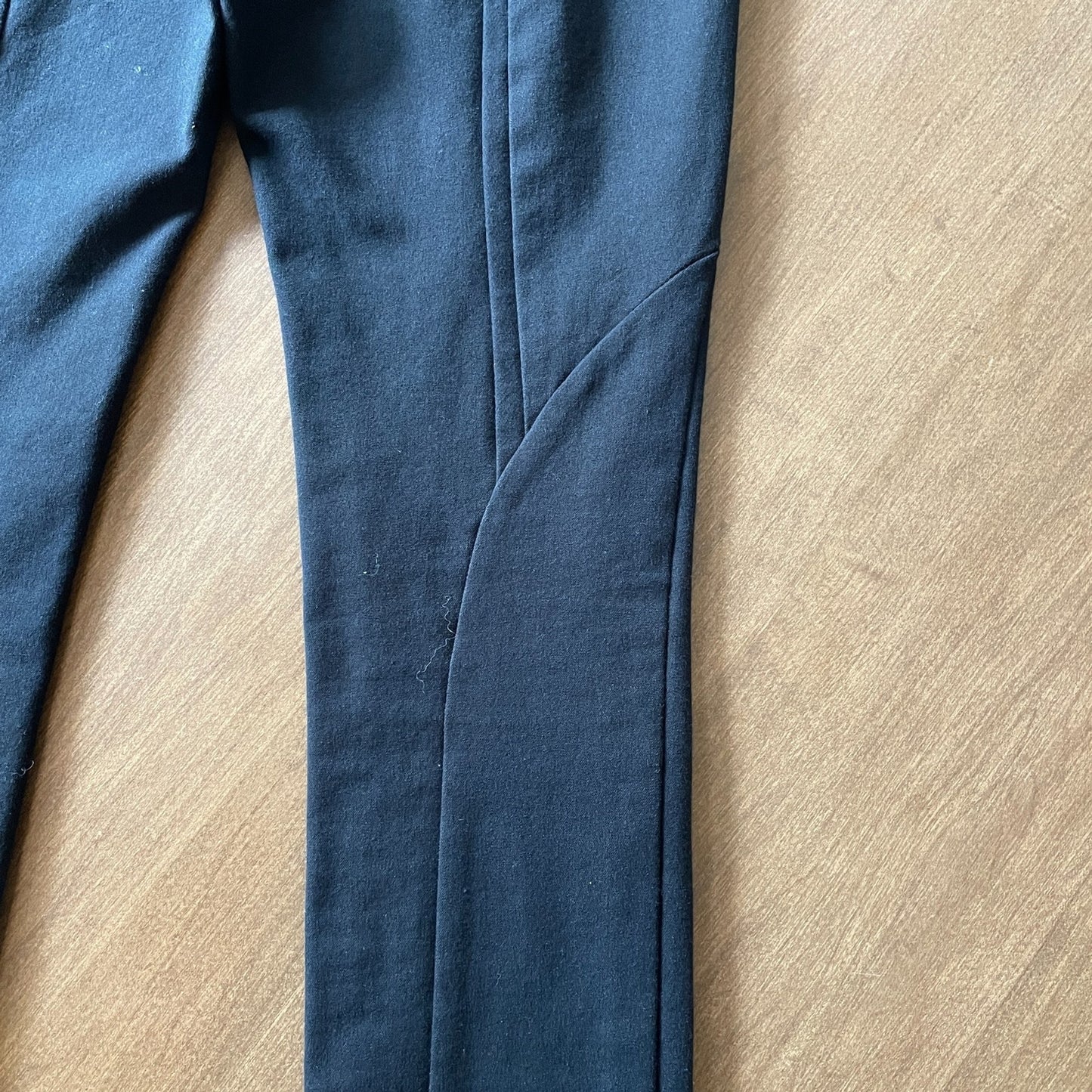 RAG & BONE NWOT Black Skinny Stretch Tuxedo Pants w/Leather Trim, Size 03