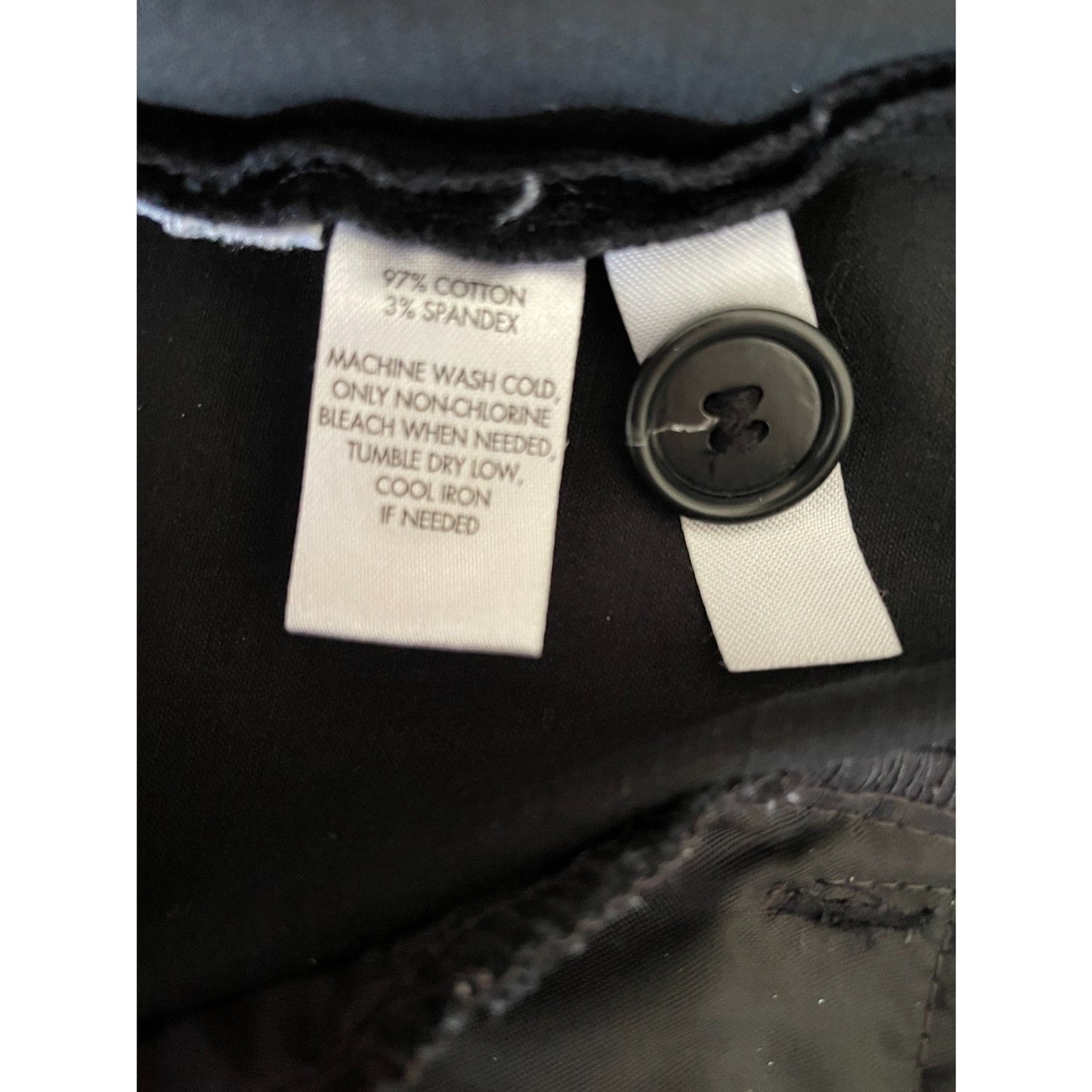 LOFT Black Chino Capri Pants, Size 4P5