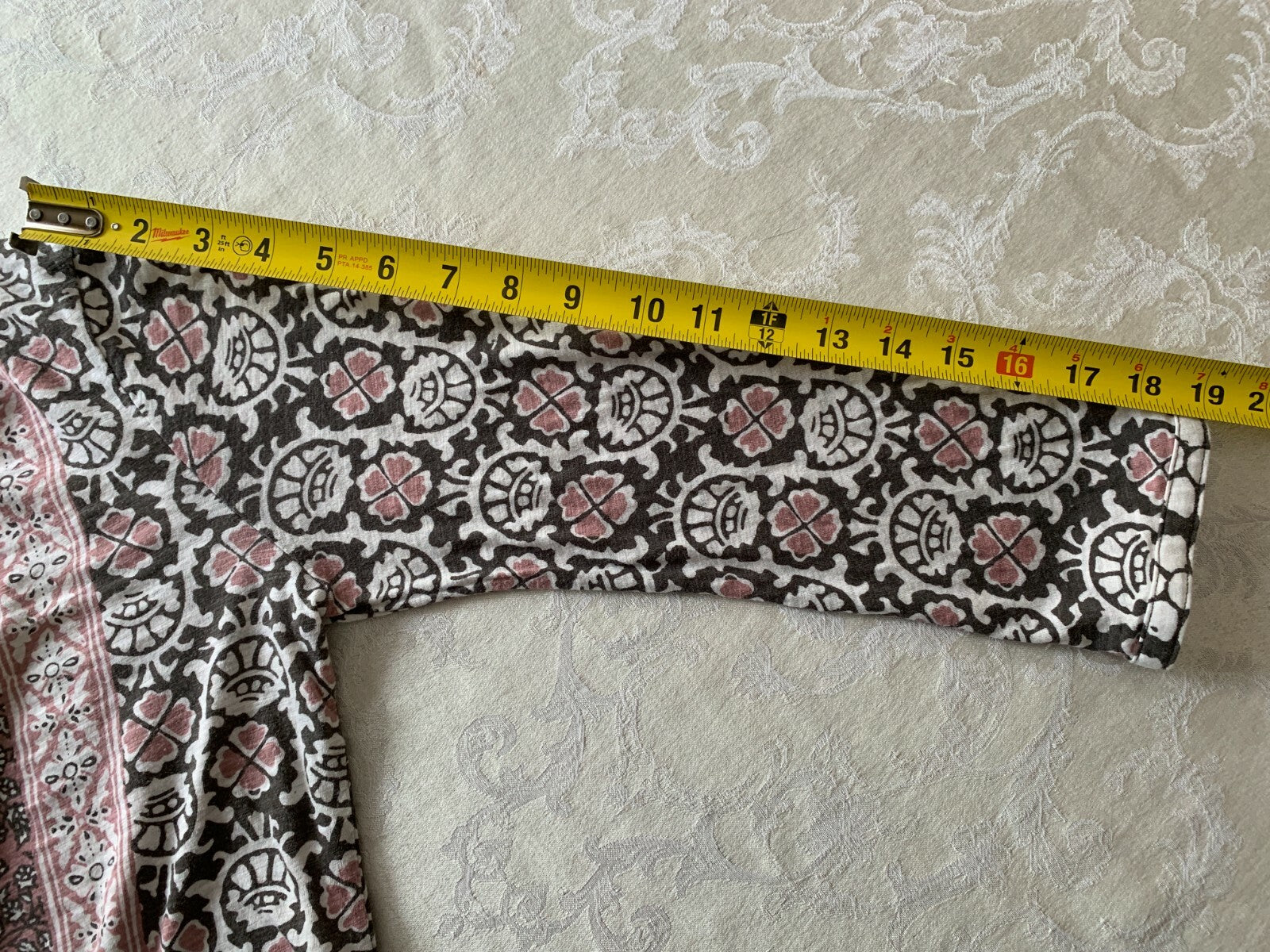 LUCKY BRAND Henley Boho Long Sleeve Print Jersey, Small7