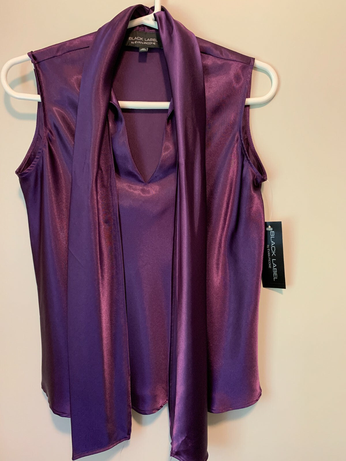 EVAN-PICONE Black Label Purple Sleeveless Tank0