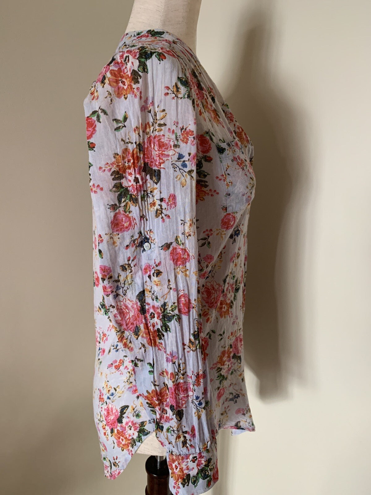 ATMOSPHERE Adorable Floral Long Sleeve Light Weight Shirt, Size Small2
