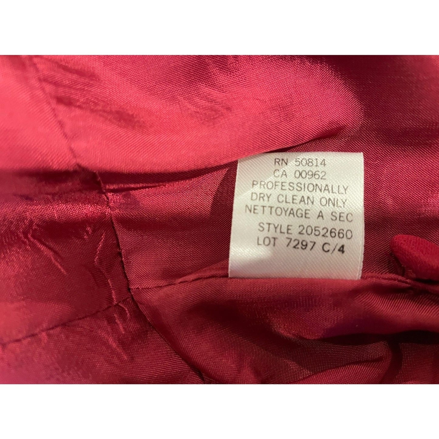 TARAHI NWOT Deep Red Long Sleeve Fitted Pencil Dress, Size 610
