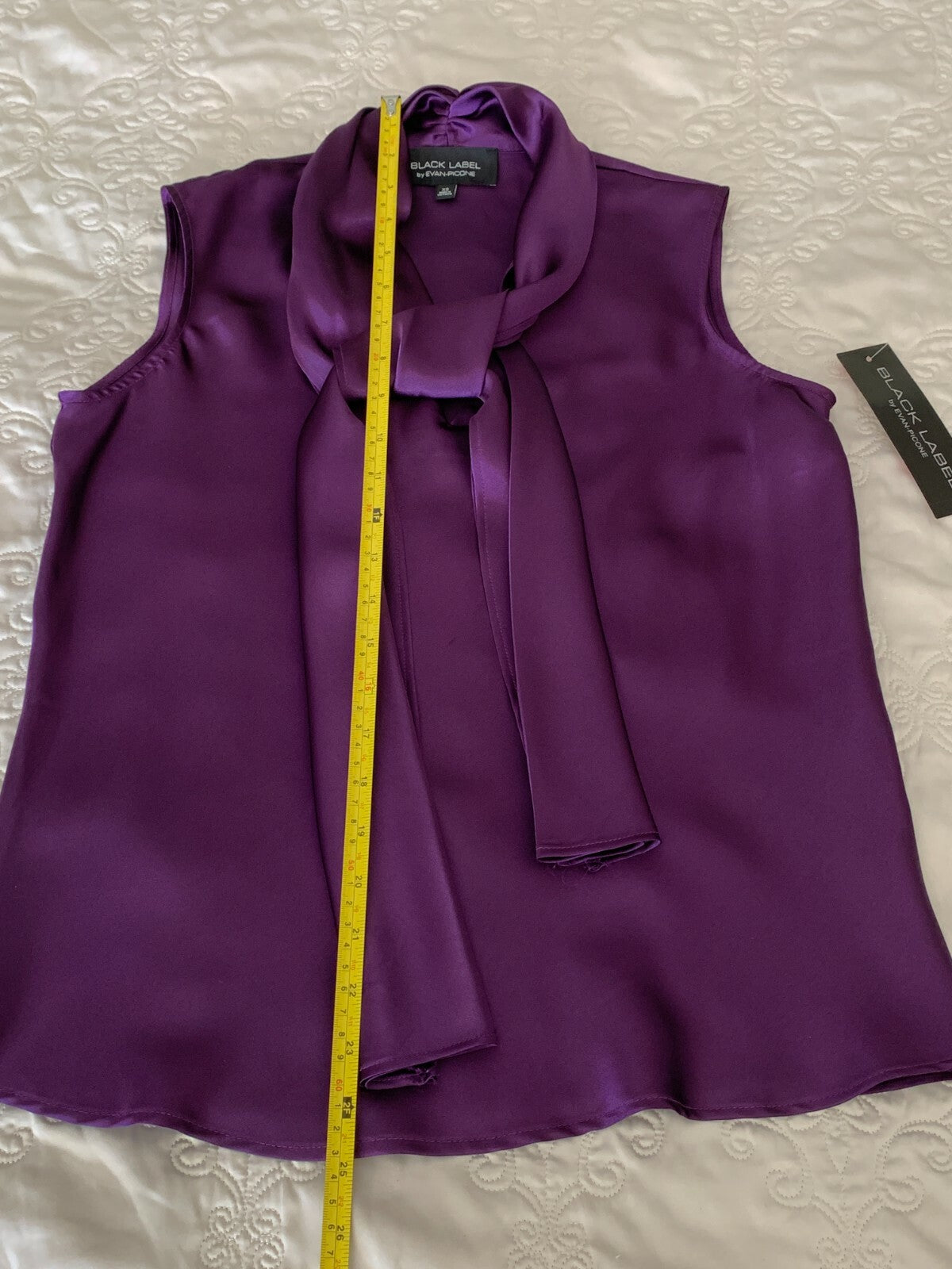 EVAN-PICONE Black Label Purple Sleeveless Tank7