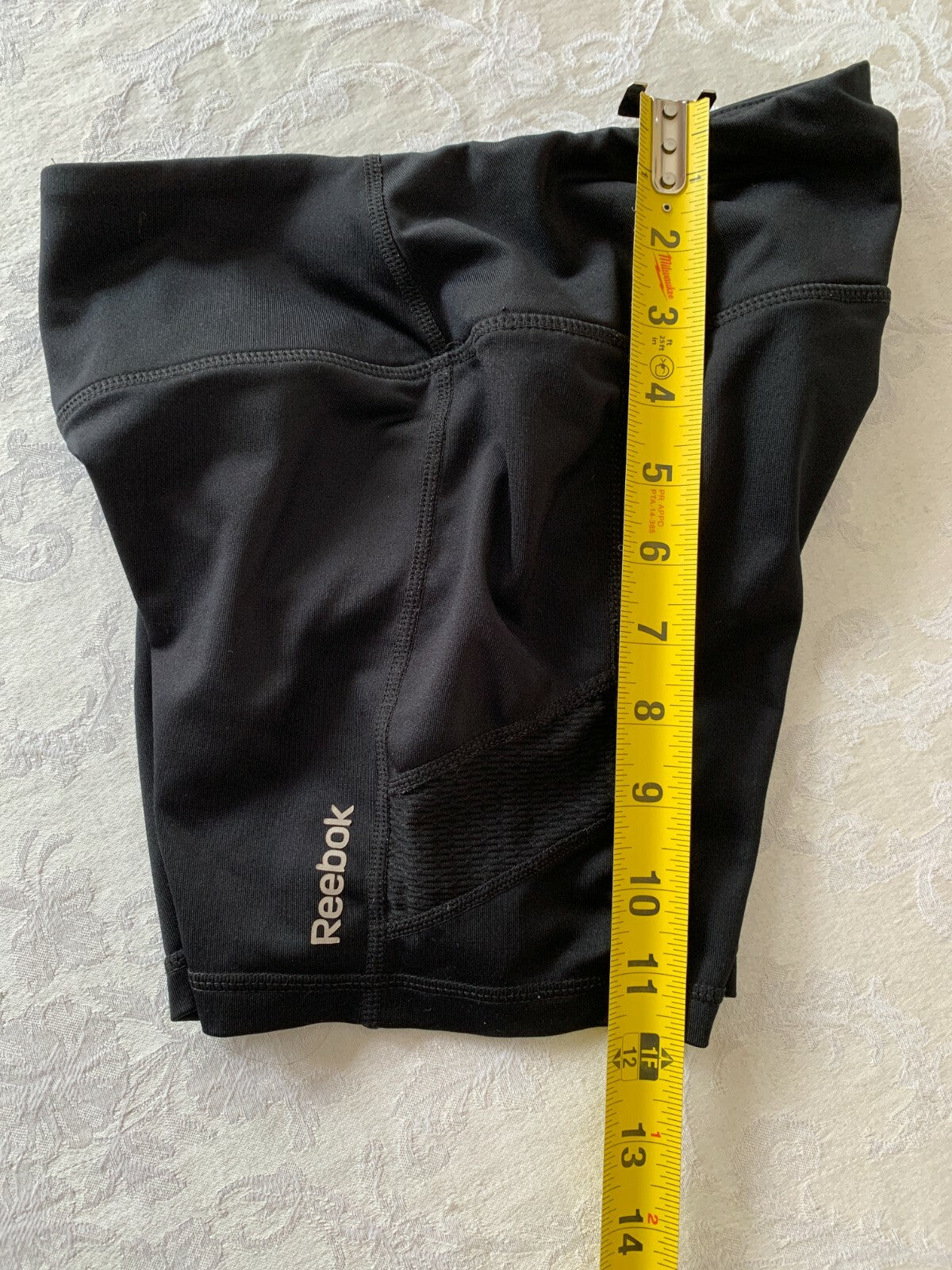 REEBOK Women's Black Shortie, Size XS5