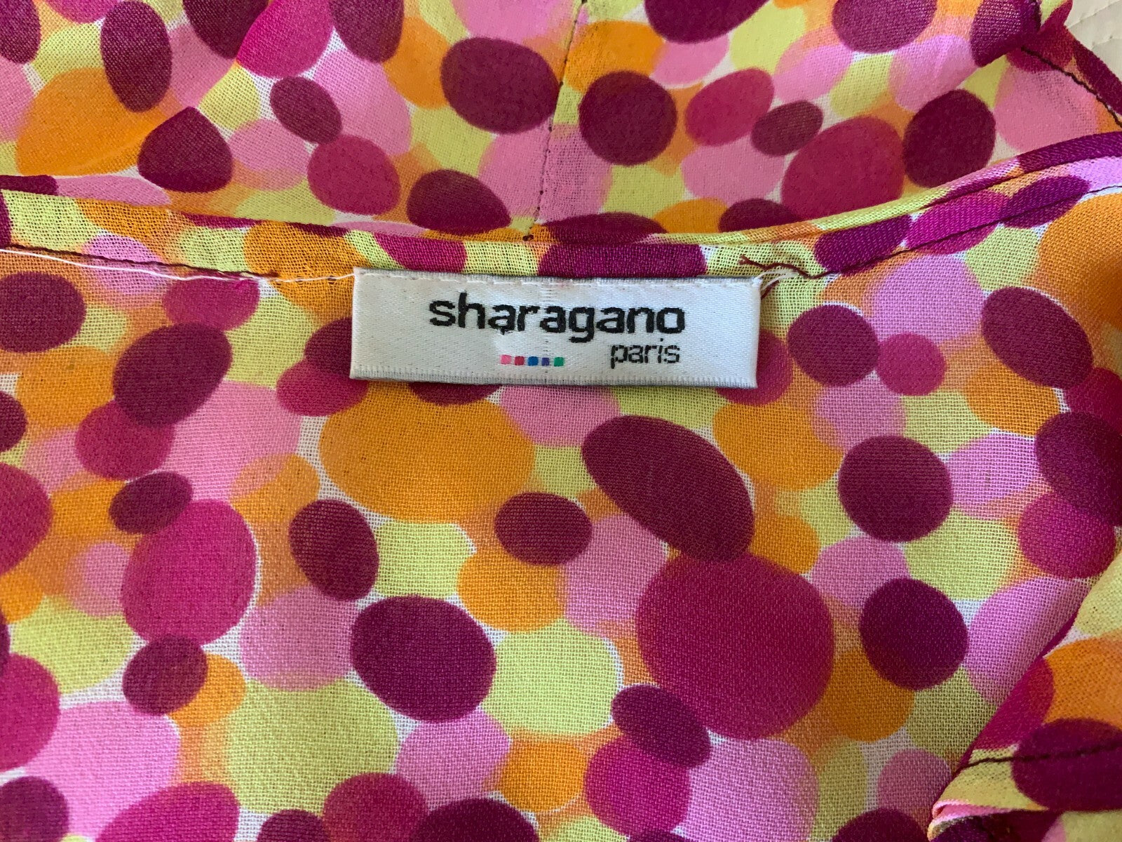 SHARAGANO PARIS Feminine Multi Color Blouse5