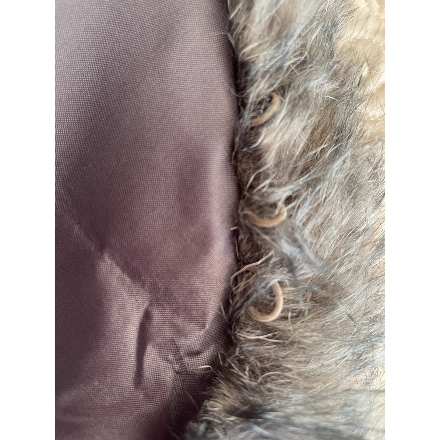 RANDOLPH DUKE The Look Faux Fur Removable Stole Collar, Silver & White8