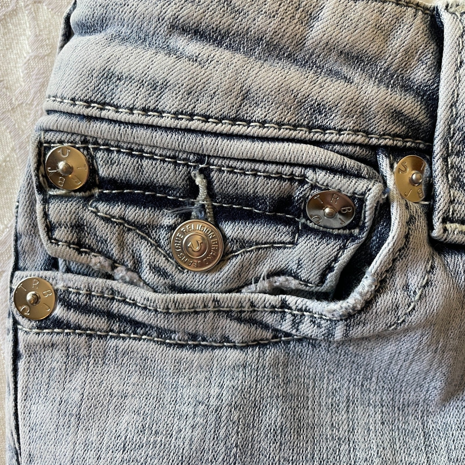 TRUE RELIGION New Ankle Super Skinny Jeans, Size 282