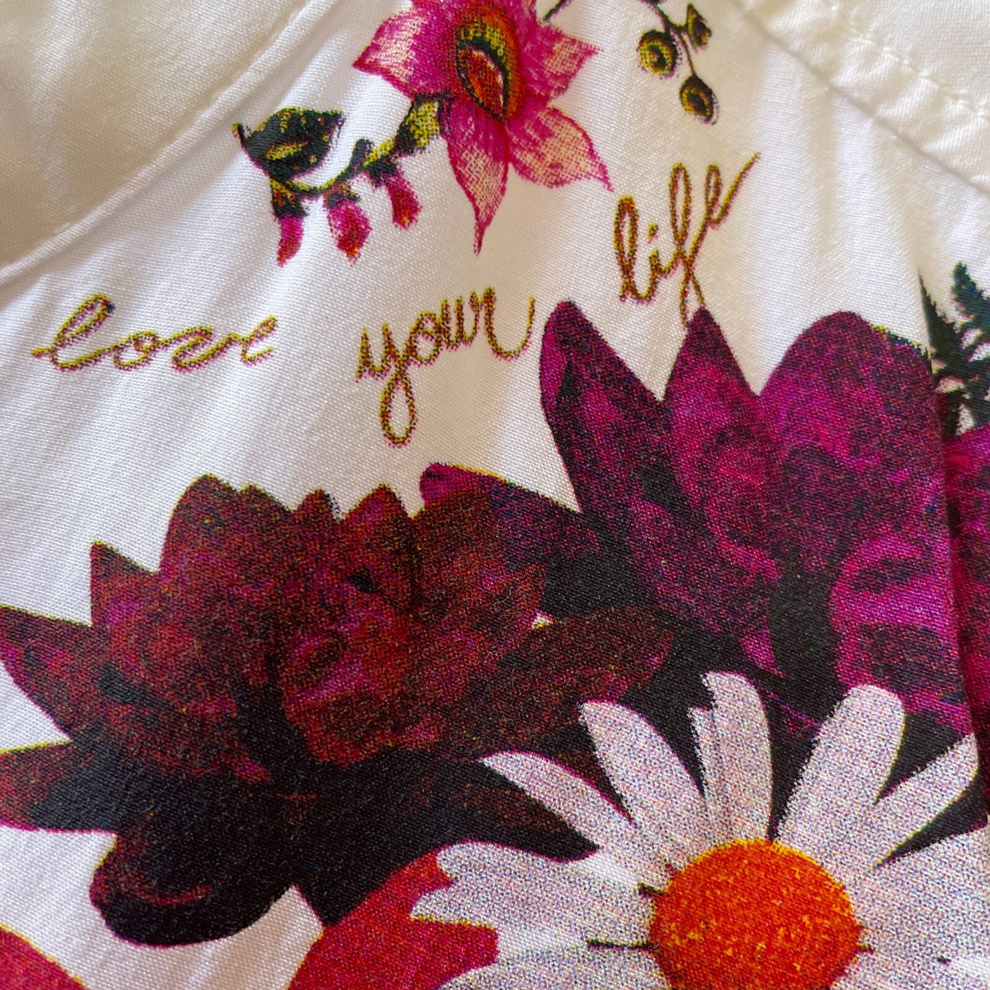 DESIGUAL New White Colorful Floral Top, Size Small5
