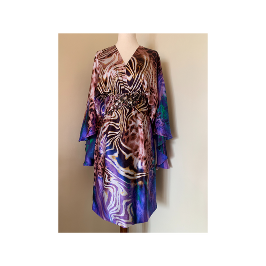 ALBERTO MAKALI 100% Silk Dress, Size S1