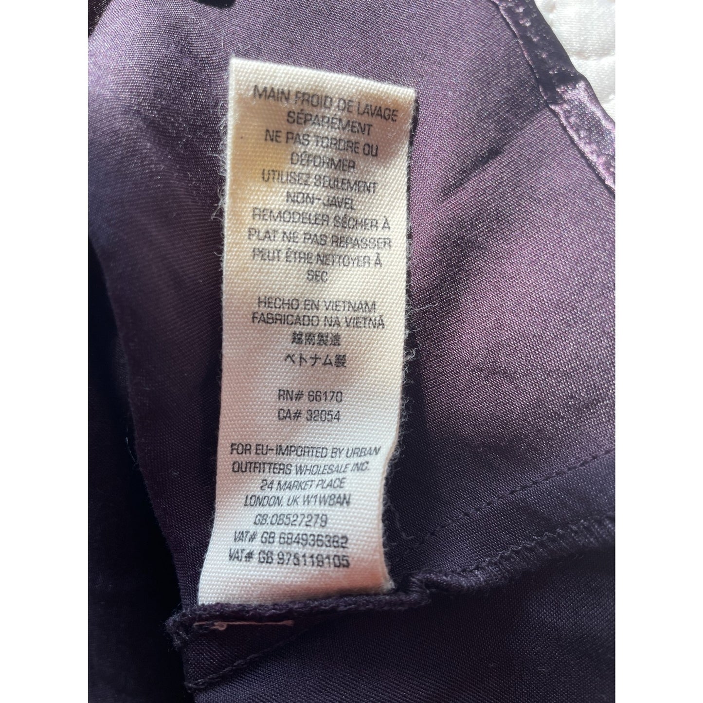 FREE PEOPLE Silky Strappy Plum Purple Tank Top, Size XS6