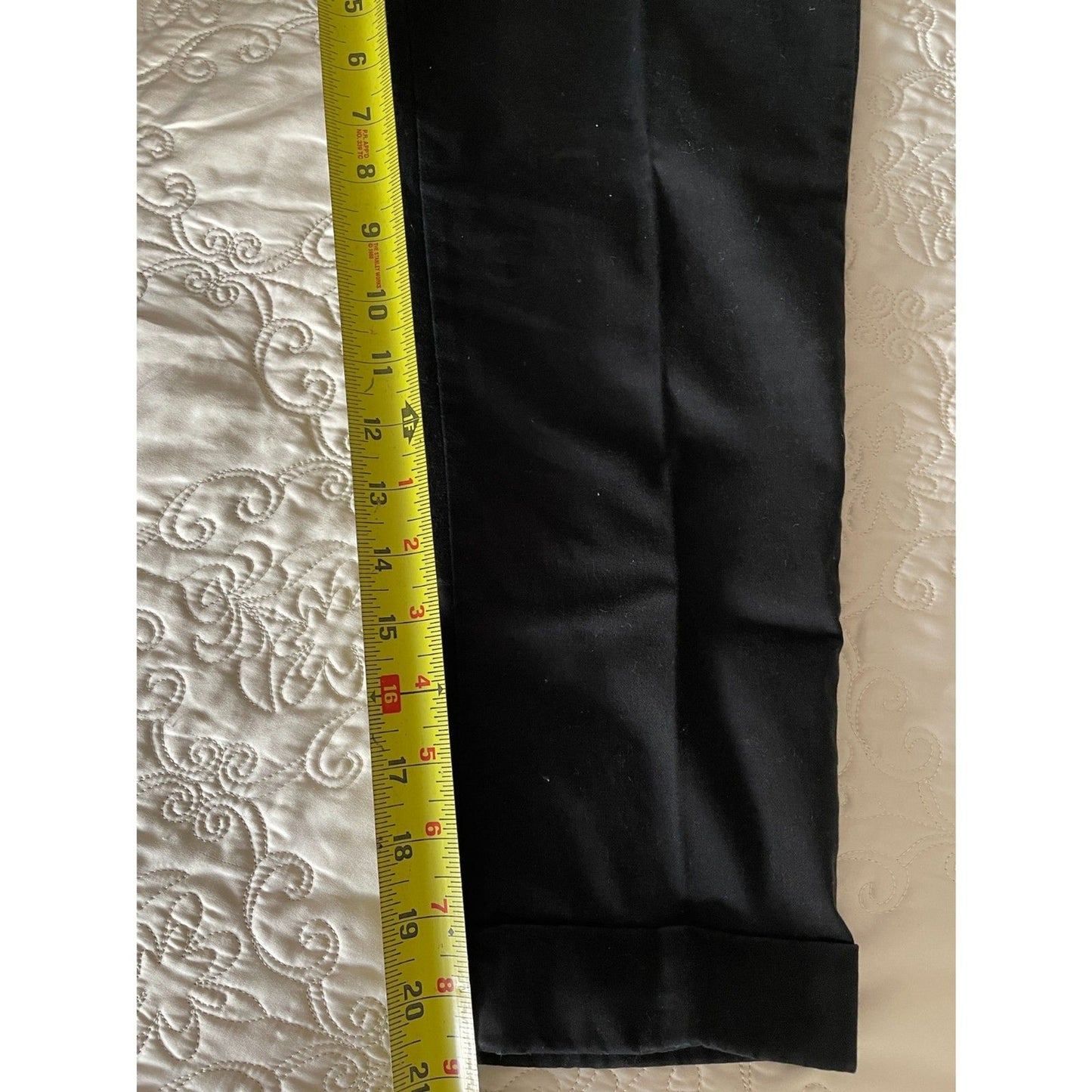 LOFT Black Chino Capri Pants, Size 4P8
