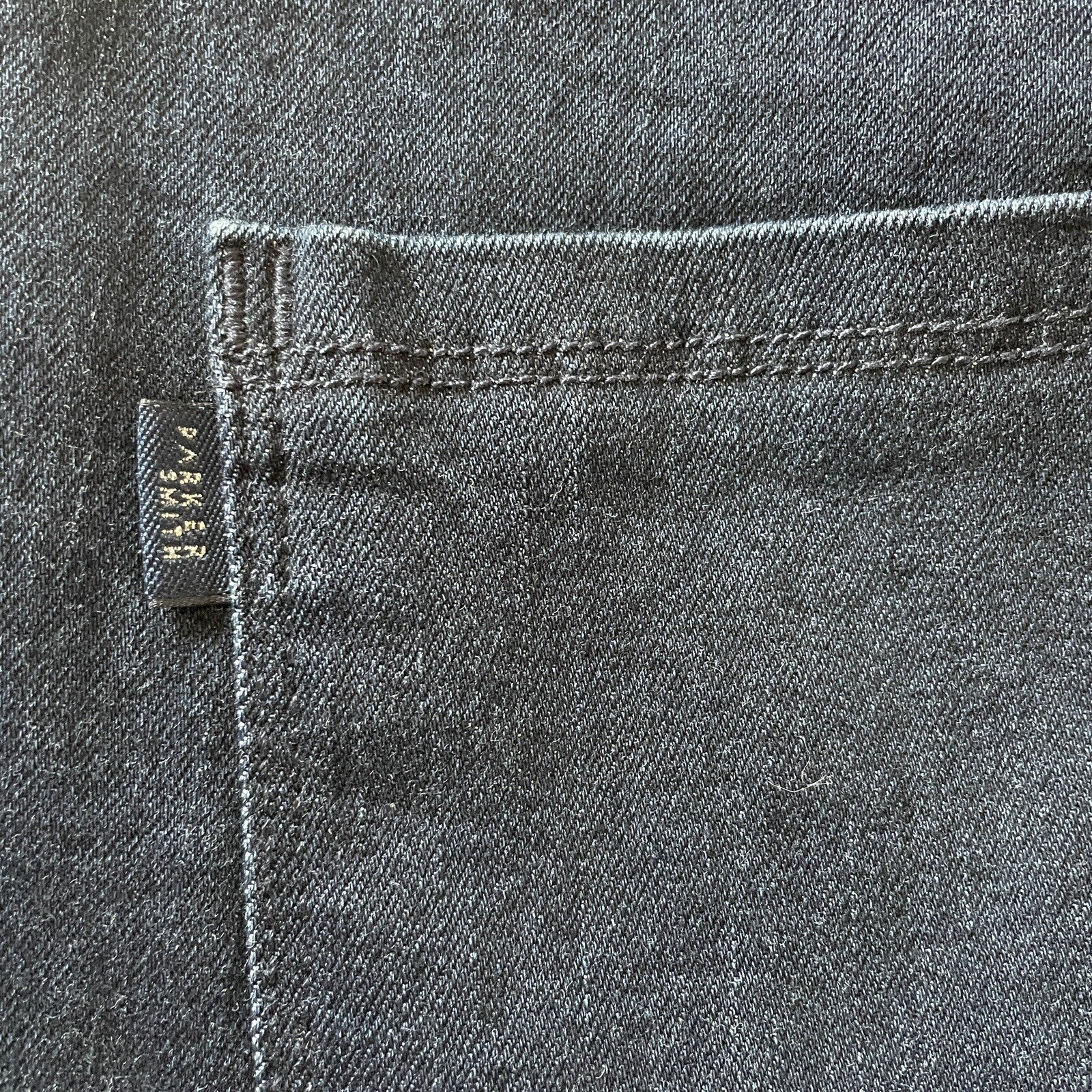 PARKER SMITH New Peek-a-Boo Red, White, Blue Stripe, Dark Blue Jeans, Size 297