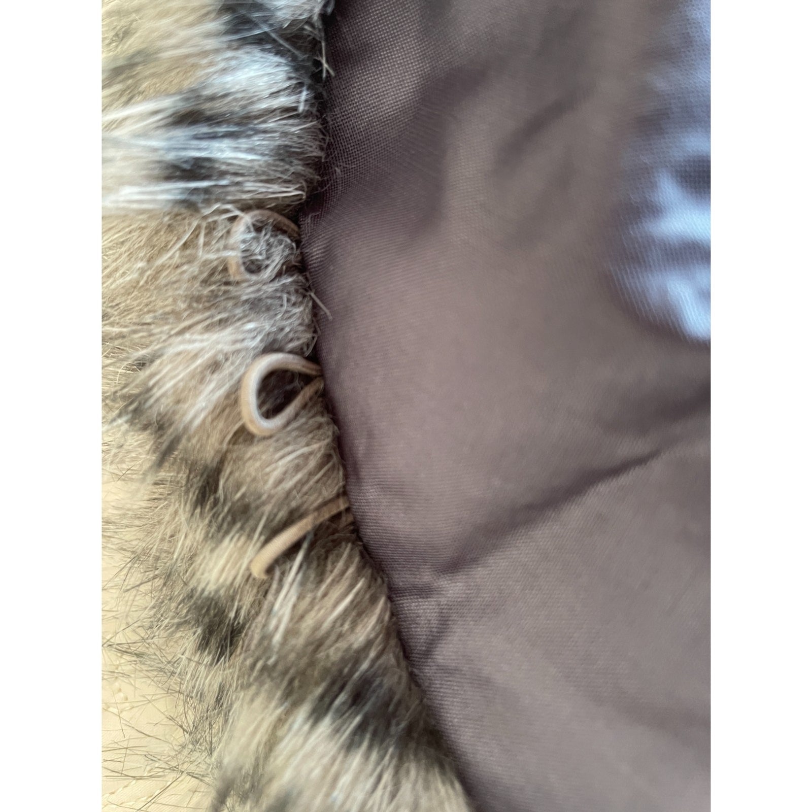 RANDOLPH DUKE The Look Faux Fur Removable Stole Collar, Silver & White7