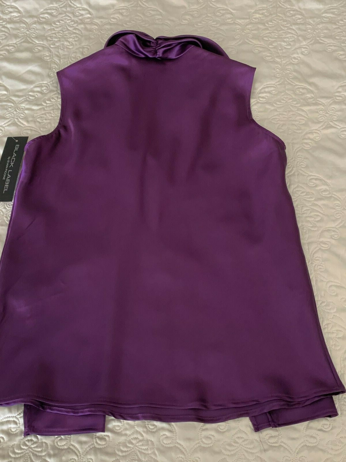 EVAN-PICONE Black Label Purple Sleeveless Tank9
