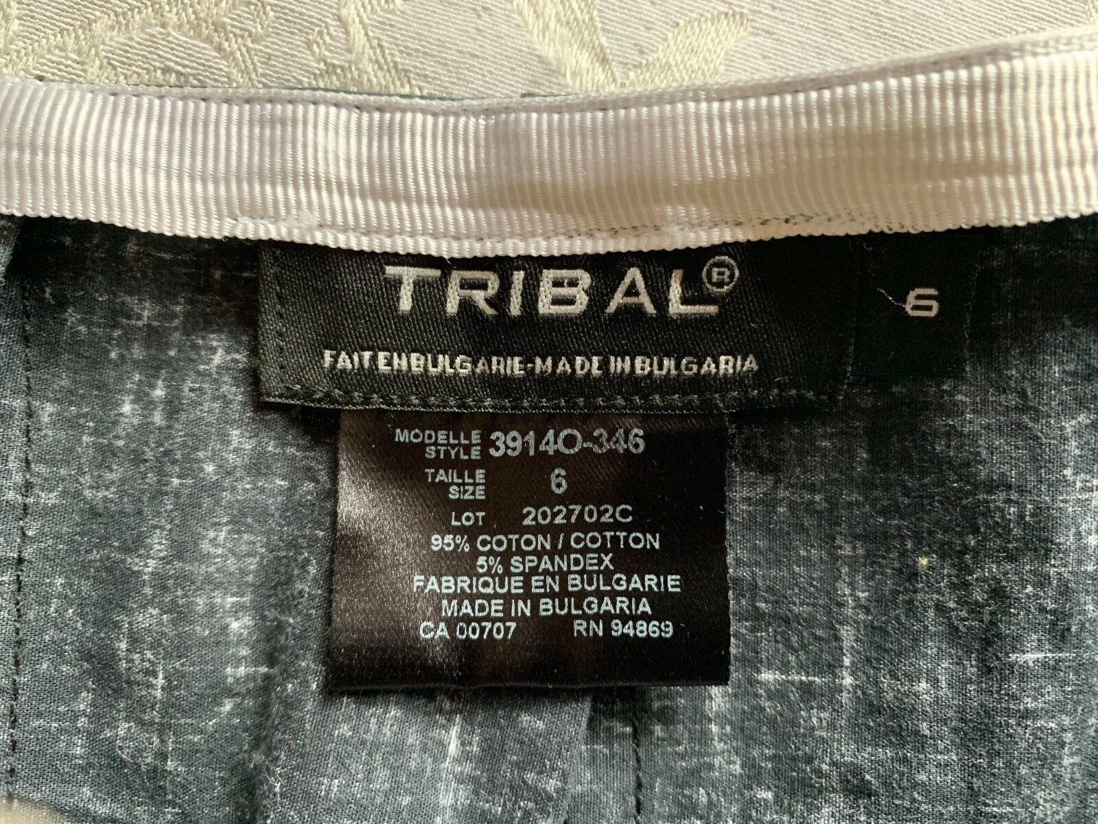 TRIBAL Black & White Cotton Pleated Skirt3
