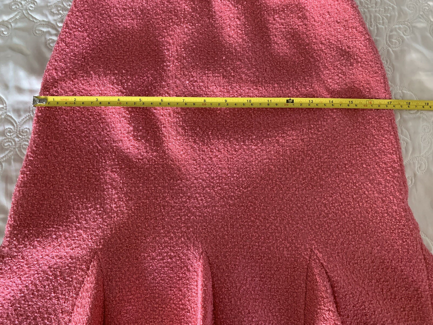INC International Concepts Coral Pleated Fully Lined Skirt, Size 22