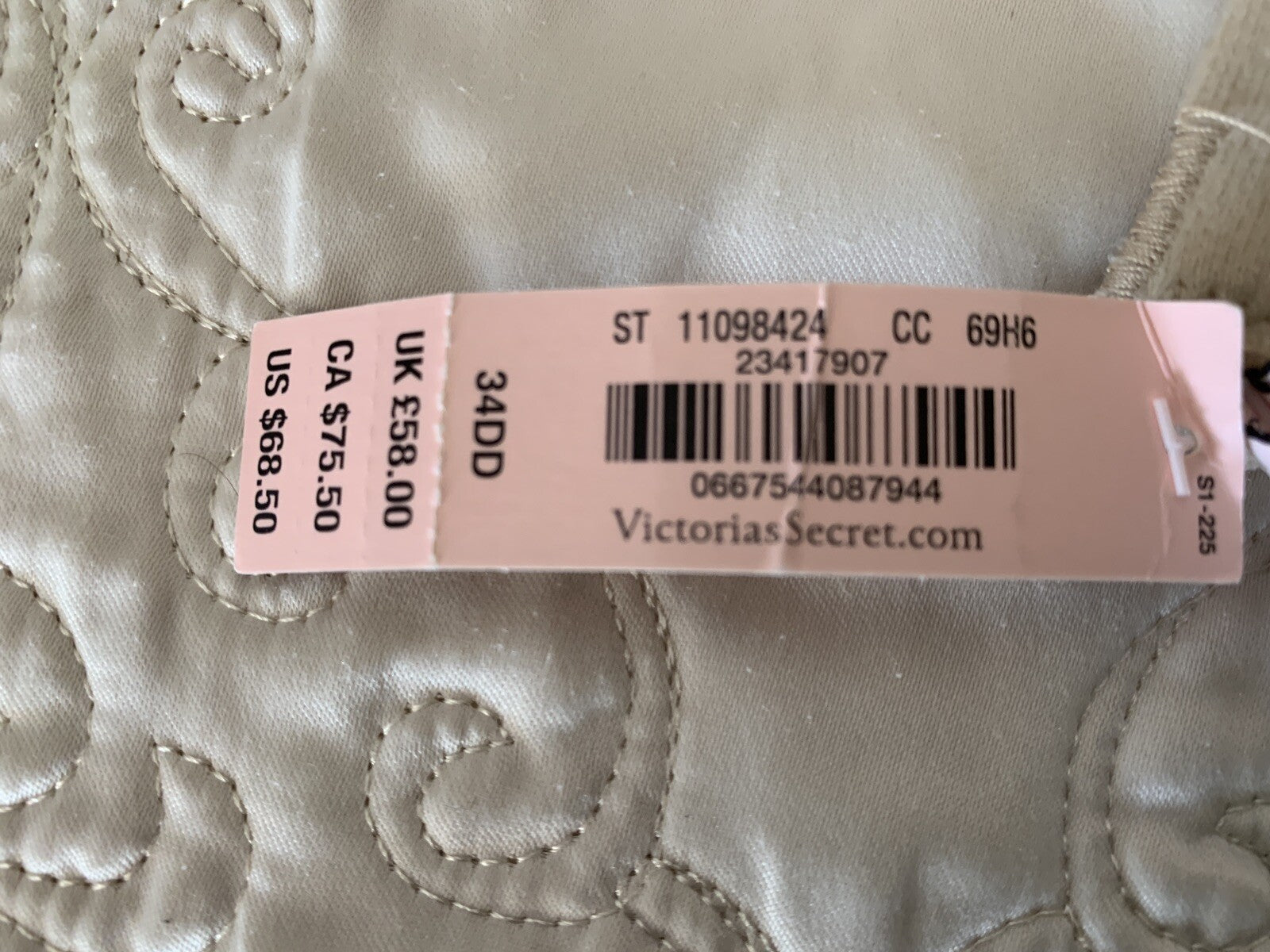 VICTORIA’S SECRET New Dream Angel Champagne Lace Bra4