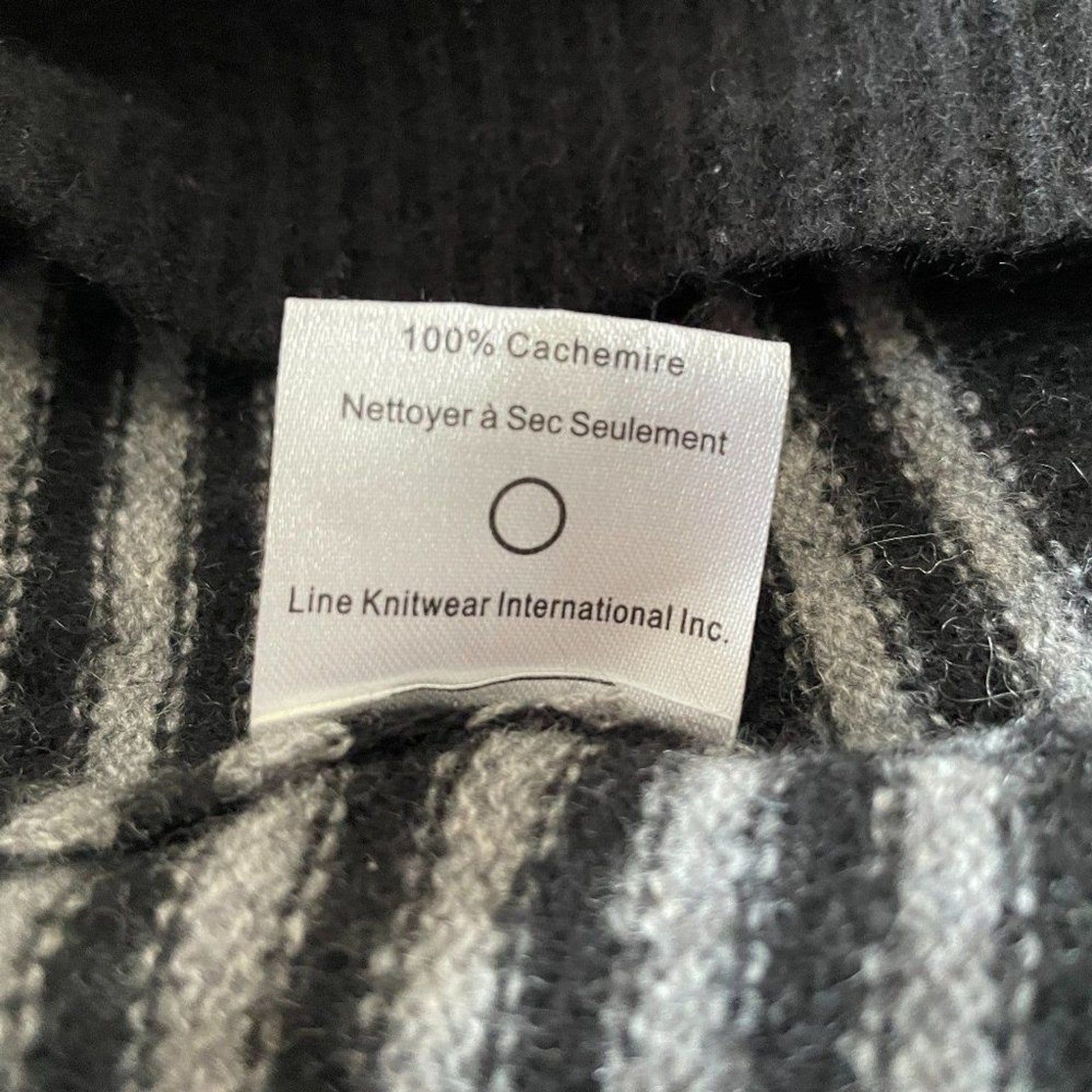 LINE KNITWEAR INTERNATIONAL 100% Cashmere Crew Neck Sweater, XS5
