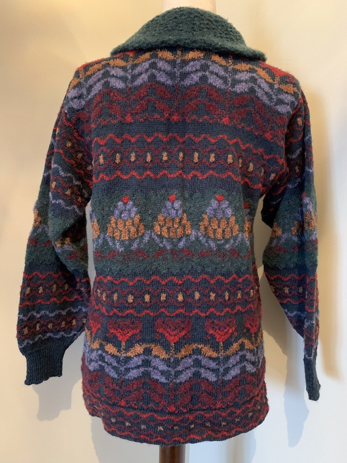 Bebhinn Marten Irish Wool Cardigan Sweater Button Up Womens Size P Small2