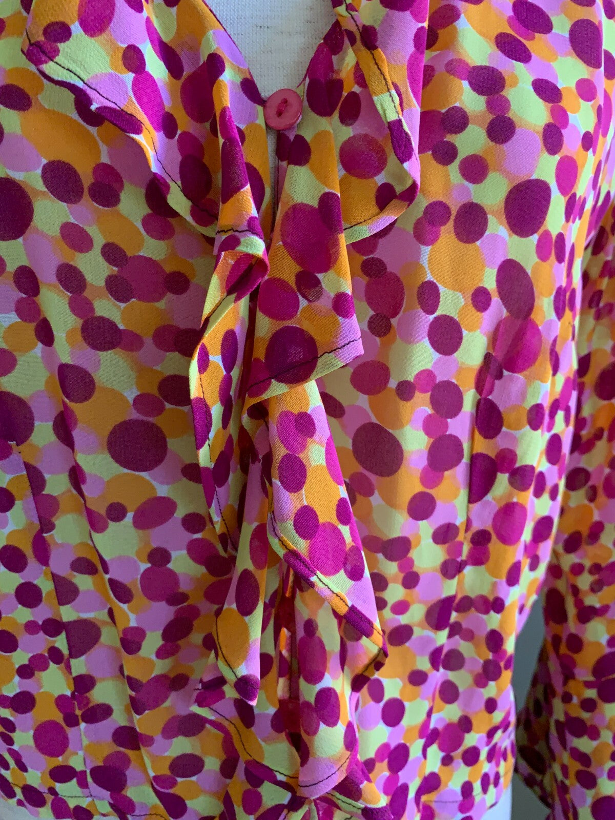 SHARAGANO PARIS Feminine Multi Color Blouse1