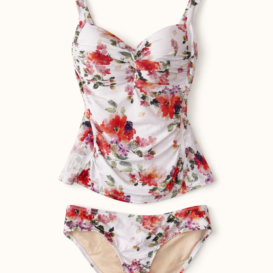 NIP TUCK SWIM Floral Tankini Swimsuit Set – Multi Fit Cup – Size 6