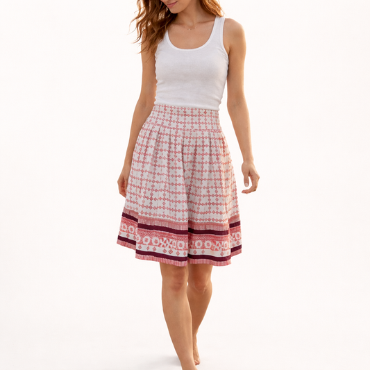 ANN TAYLOR LOFT Geo Print Boho Skirt – Size 0