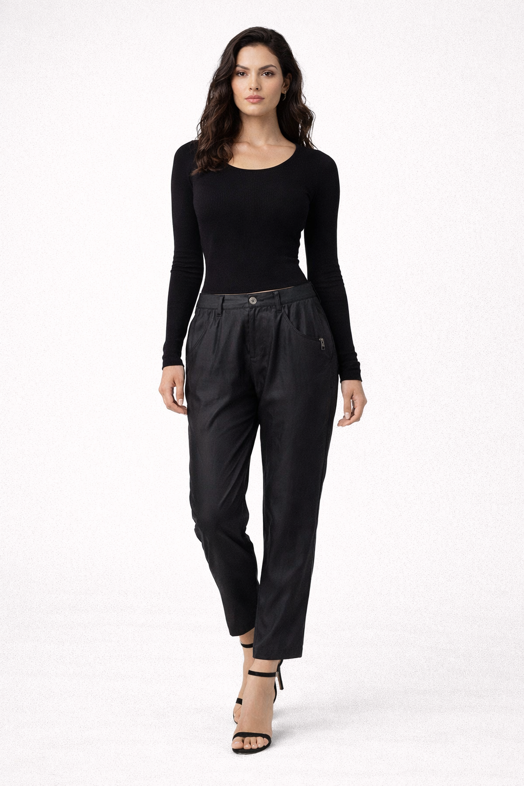 DIESEL Black Soft Flowing Pants – Size 26