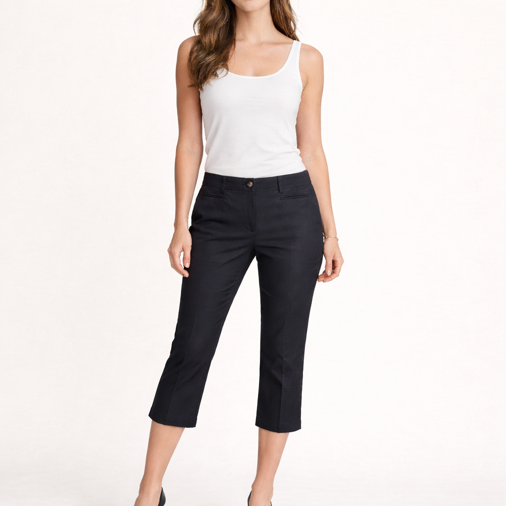 LOFT Black Chino Capri Crop Pants – Size 4P