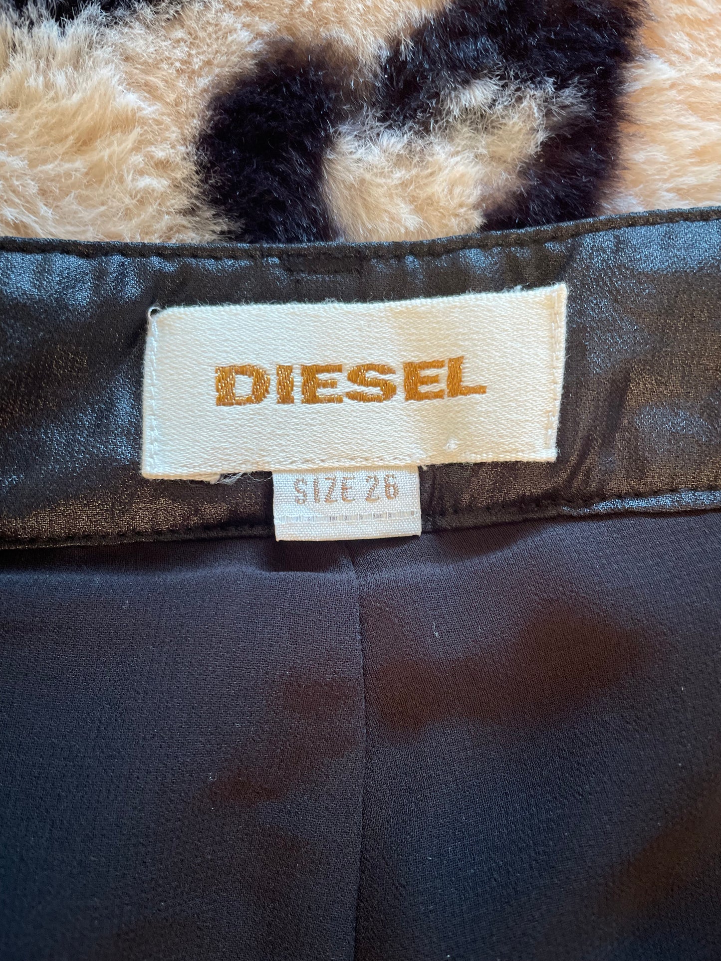 DIESEL Black Soft Flowing Pants – Size 26